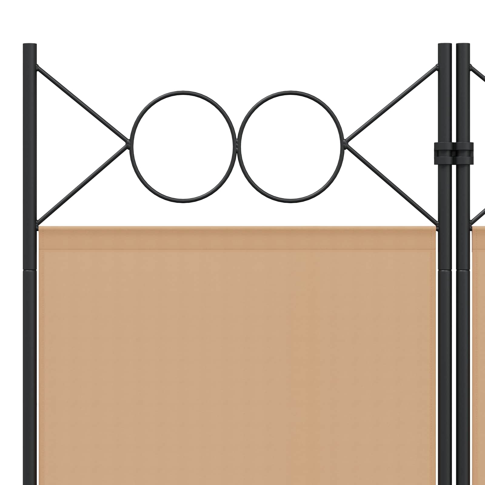 Paravent à 6 panneaux Beige 240 x 220 cm Tissu - XIOS