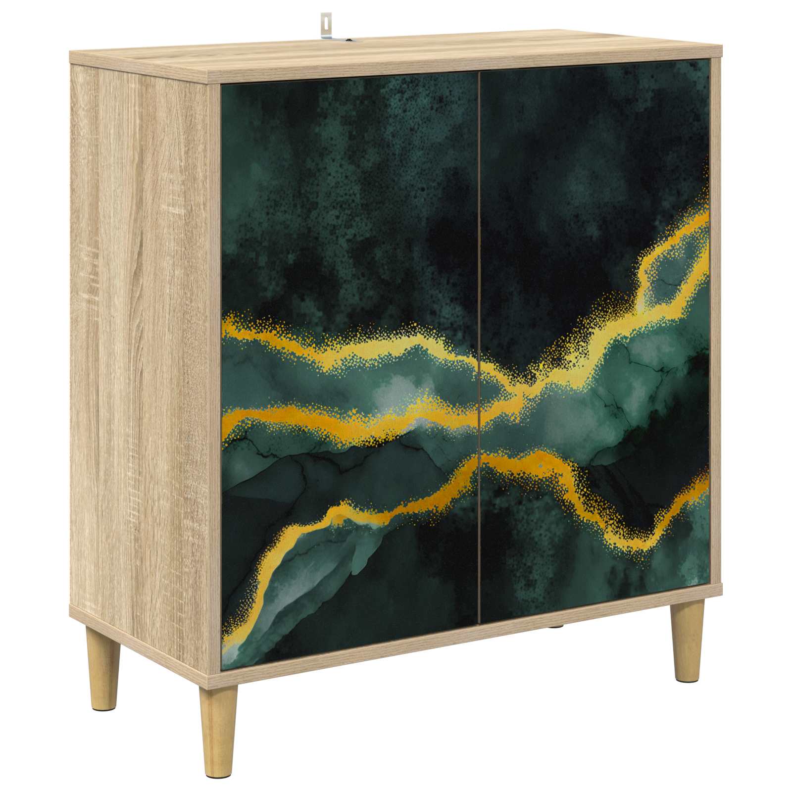 Buffet WIJHE Sonoma 69 x 33 x 75 cm Bois d'ingénierie