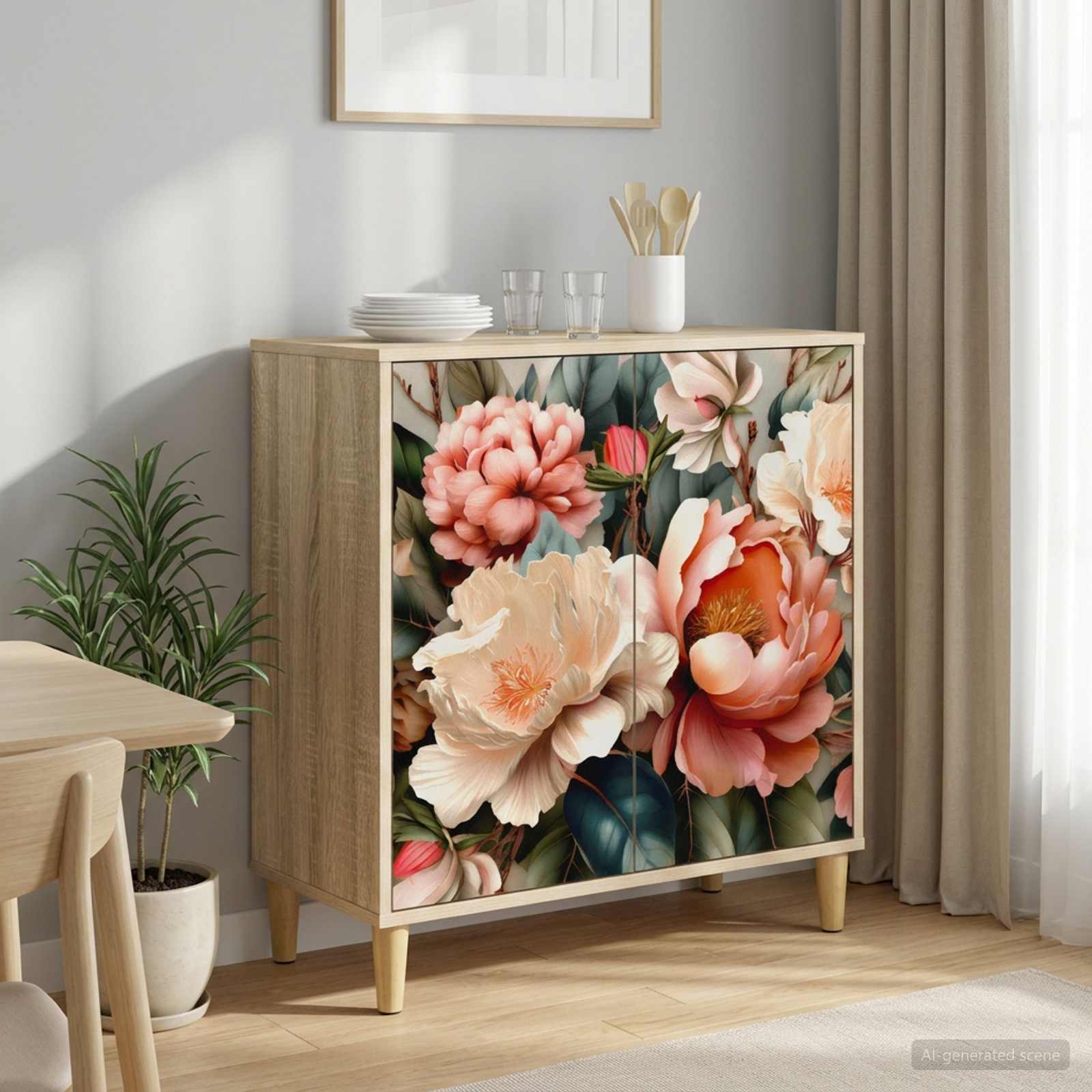 Buffet BORNE Sonoma 69 x 33 x 75 cm Bois d'ingénierie