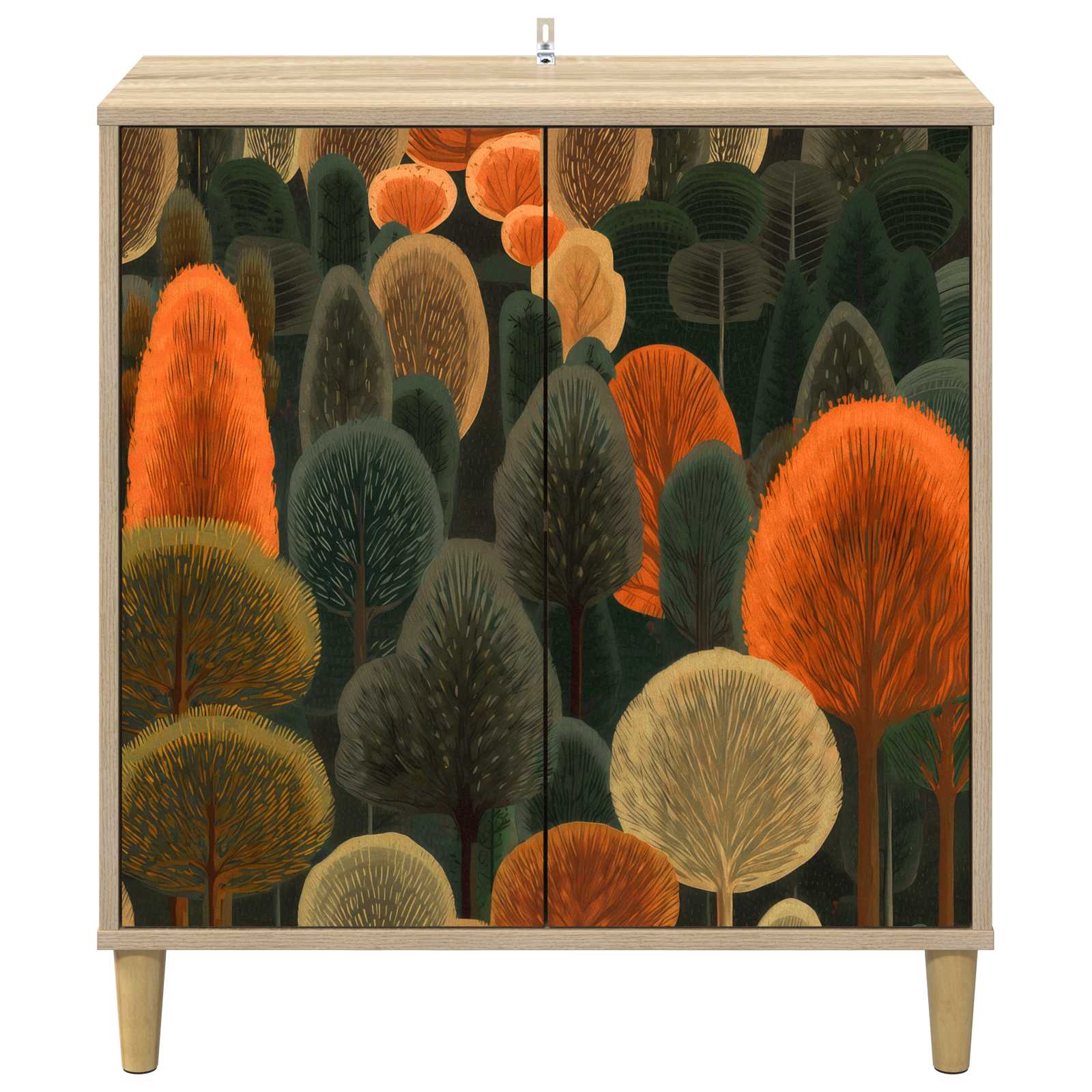 Buffet ZAANDAM Sonoma 69 x 33 x 75 cm Bois d'ingénierie
