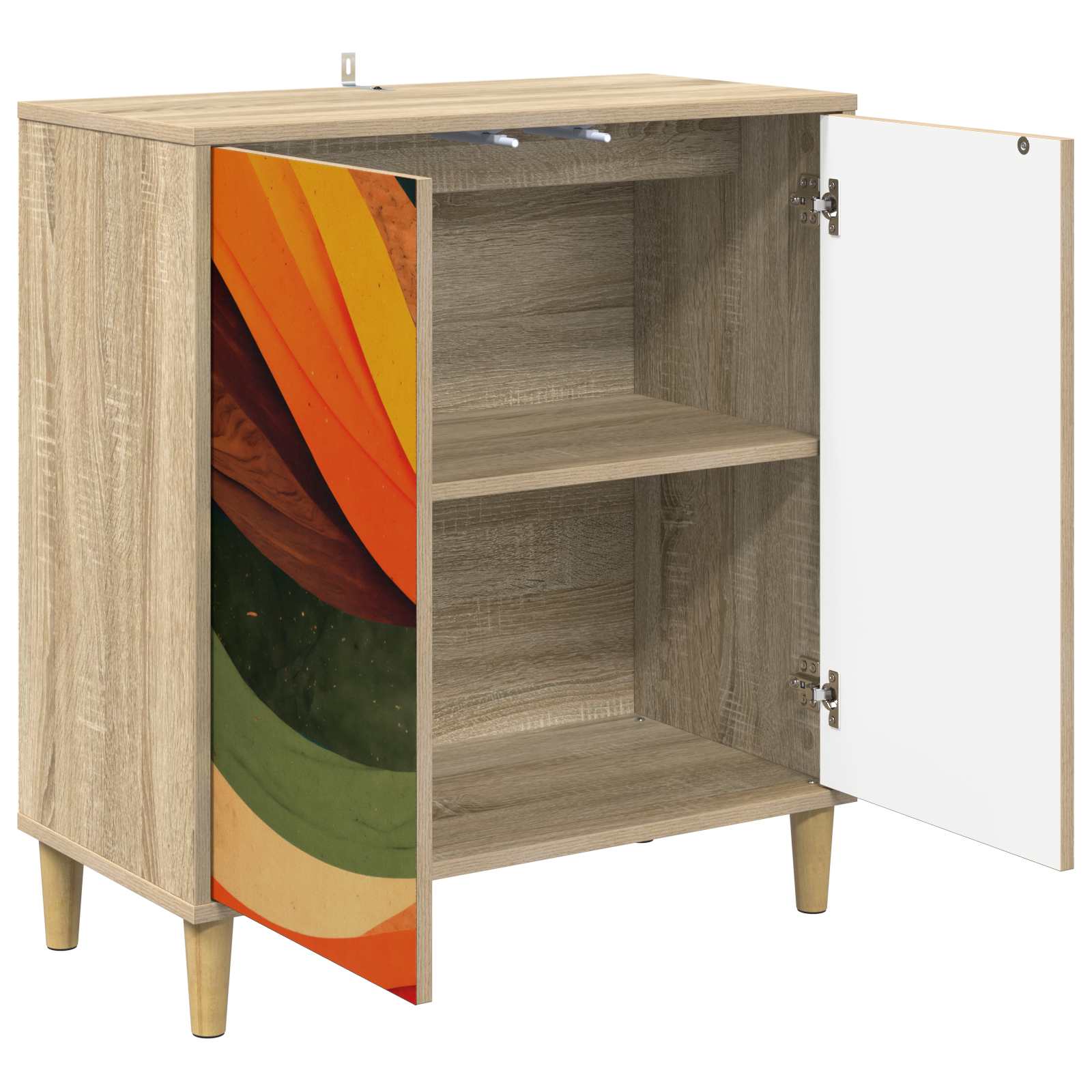 Buffet BONN Sonoma 69 x 33 x 75 cm Bois d'ingénierie