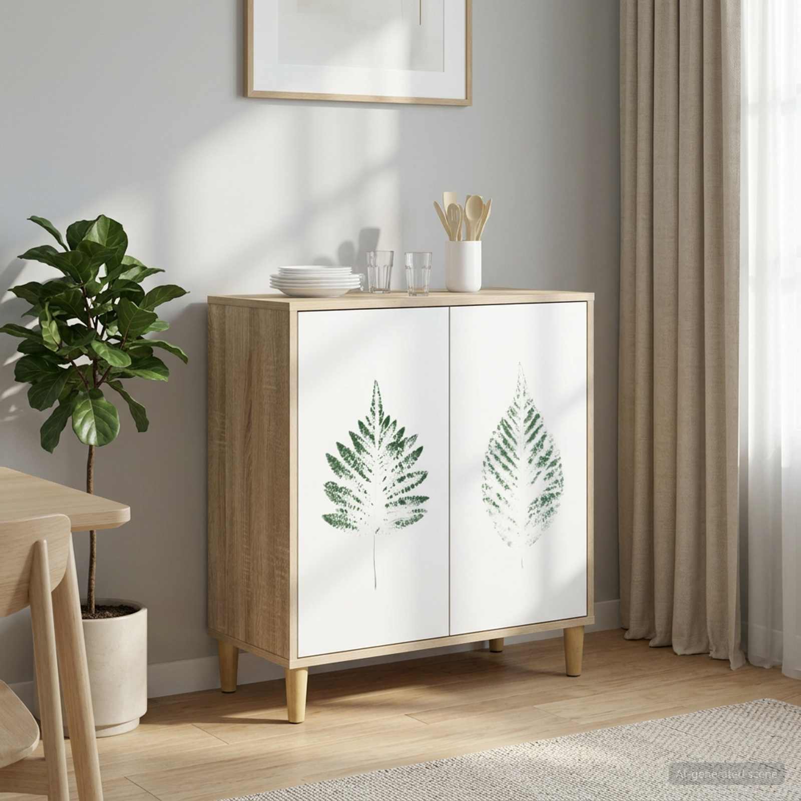 Buffet HANAU Sonoma 69 x 33 x 75 cm Bois d'ingénierie