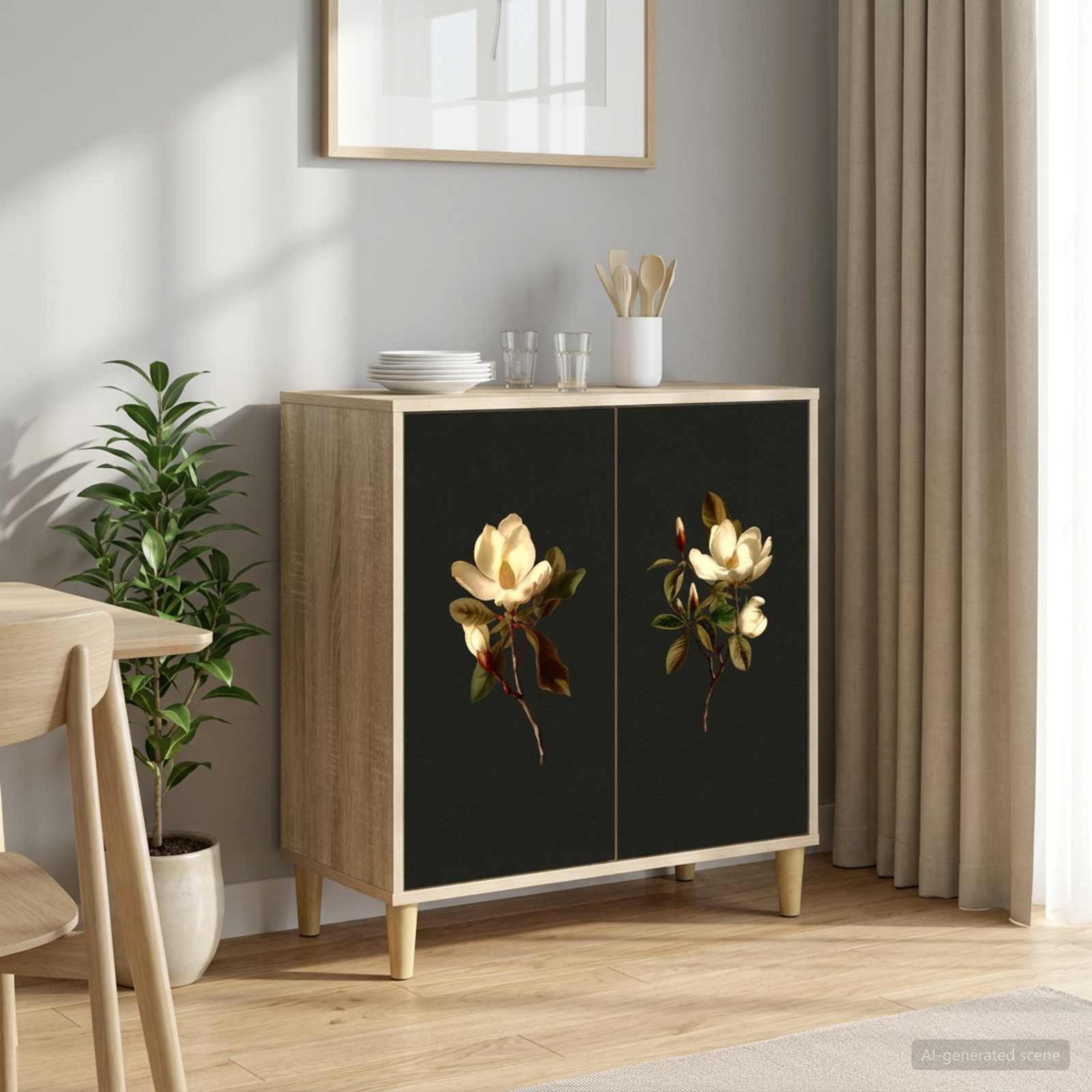 Buffet BREMEN Sonoma 69 x 33 x 75 cm Bois d'ingénierie
