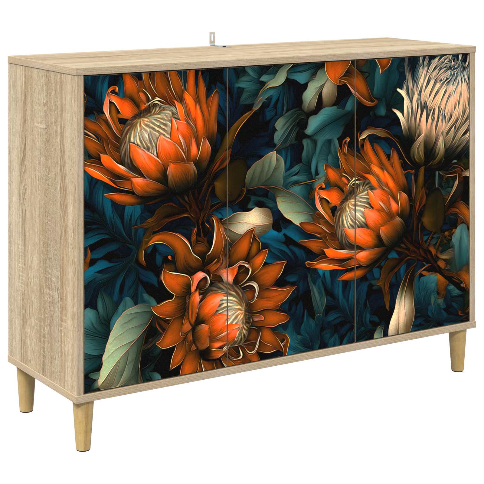 Buffet LOCHEM Sonoma 102 x 33 x 75 cm Bois d'ingénierie