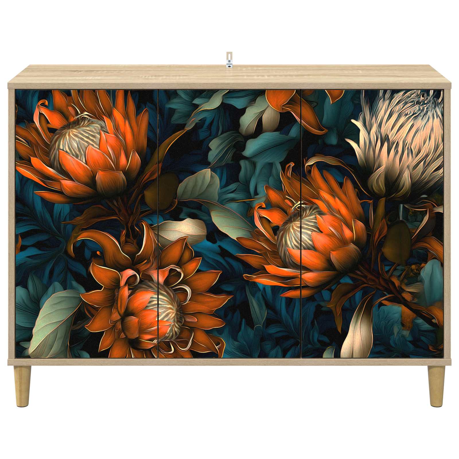 Buffet LOCHEM Sonoma 102 x 33 x 75 cm Bois d'ingénierie