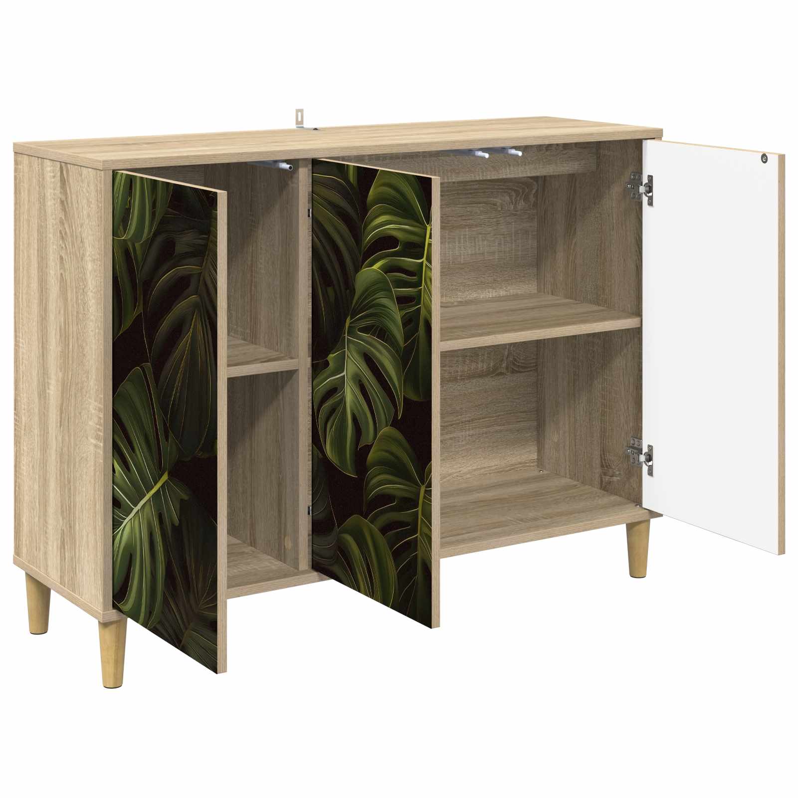 Buffet ELBURG Sonoma 102 x 33 x 75 cm Bois d'ingénierie