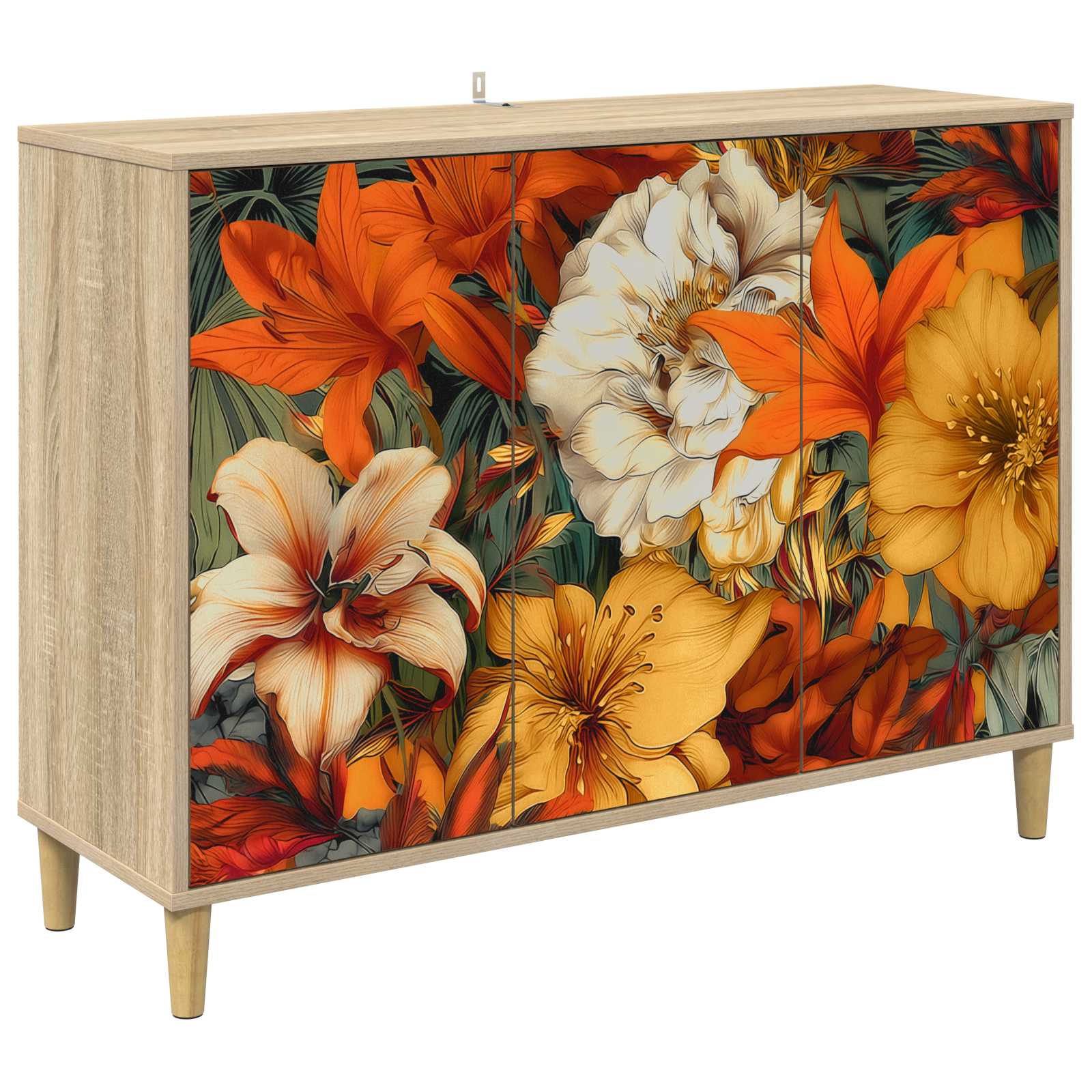 Buffet GENNEP Sonoma 102 x 33 x 75 cm Bois d'ingénierie