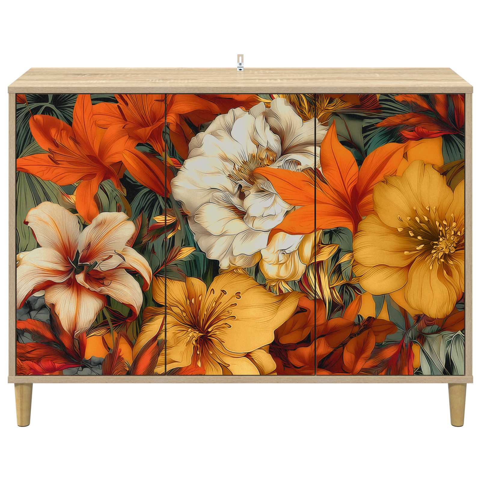 Buffet GENNEP Sonoma 102 x 33 x 75 cm Bois d'ingénierie