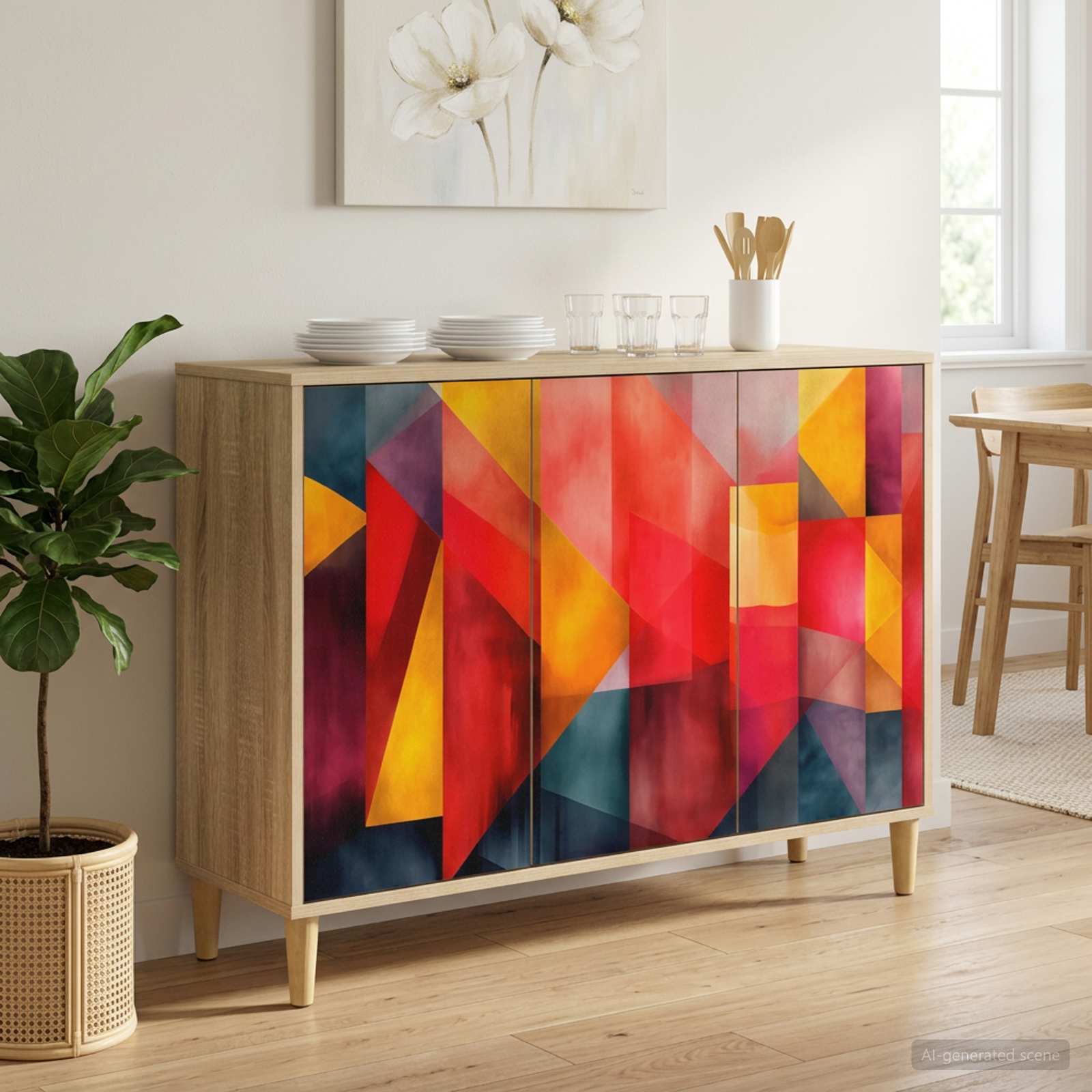 Buffet HEESCH Sonoma 102 x 33 x 75 cm Bois d'ingénierie