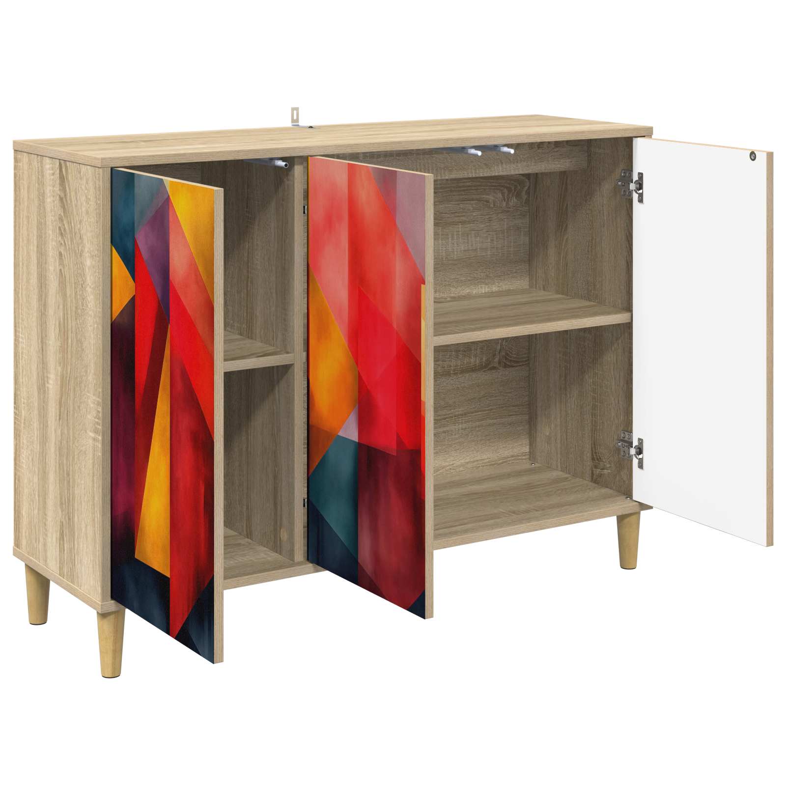 Buffet HEESCH Sonoma 102 x 33 x 75 cm Bois d'ingénierie