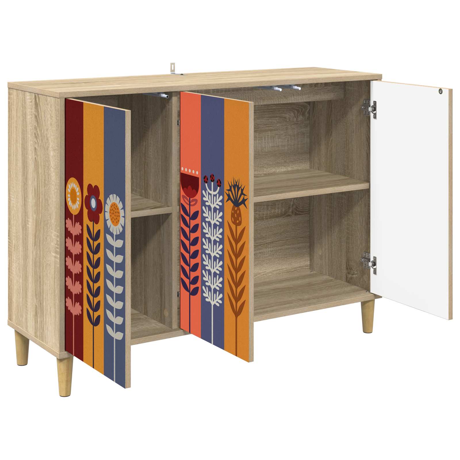 Buffet ESSEN Sonoma 102 x 33 x 75 cm Bois d'ingénierie