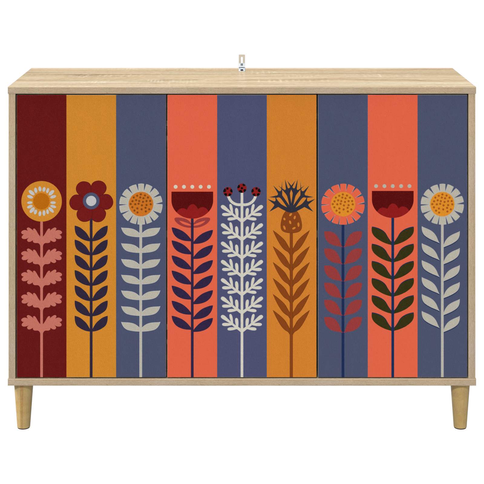 Buffet ESSEN Sonoma 102 x 33 x 75 cm Bois d'ingénierie