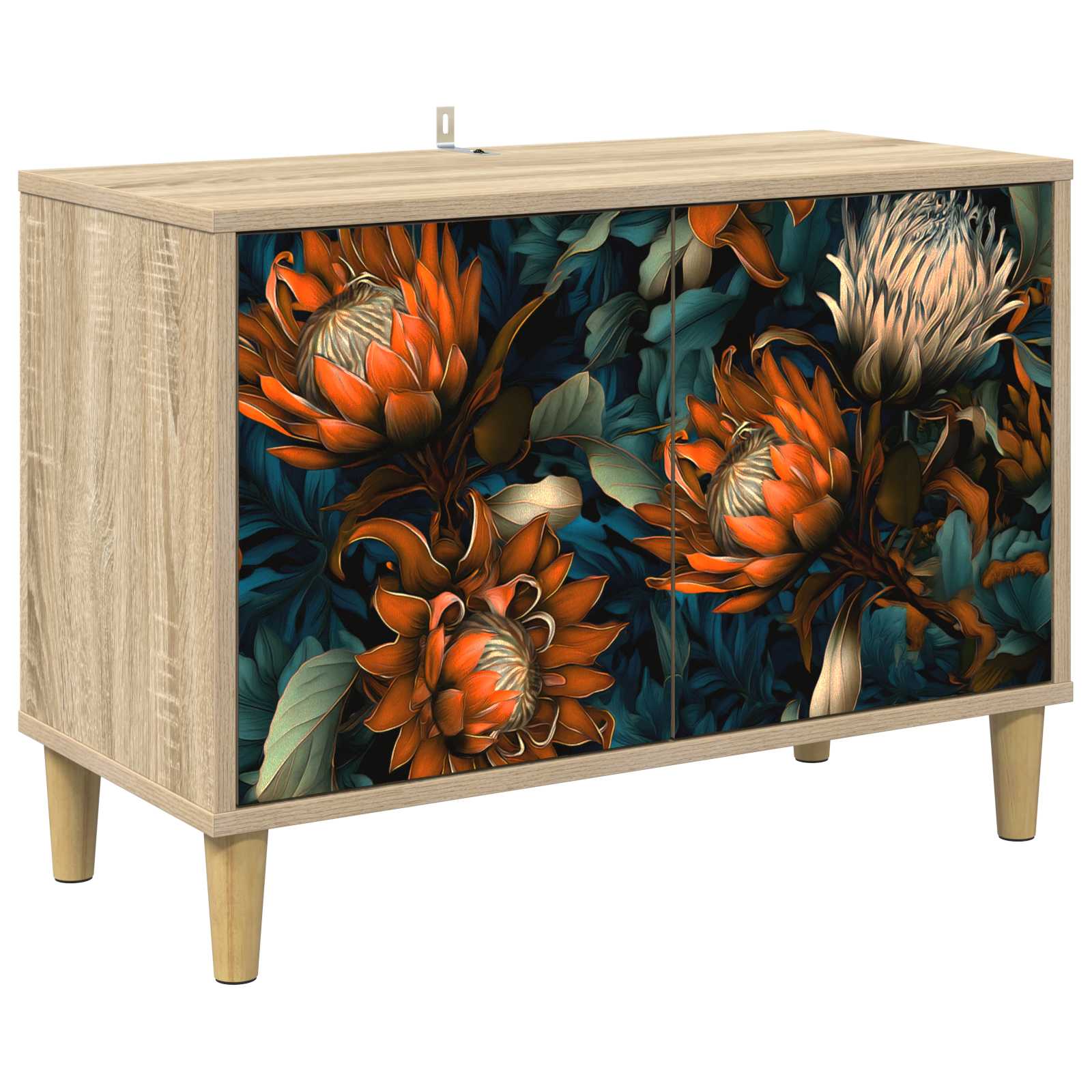 Meuble TV LOCHEM 69 x 33 x 50 cm Sonoma Bois d'ingénierie