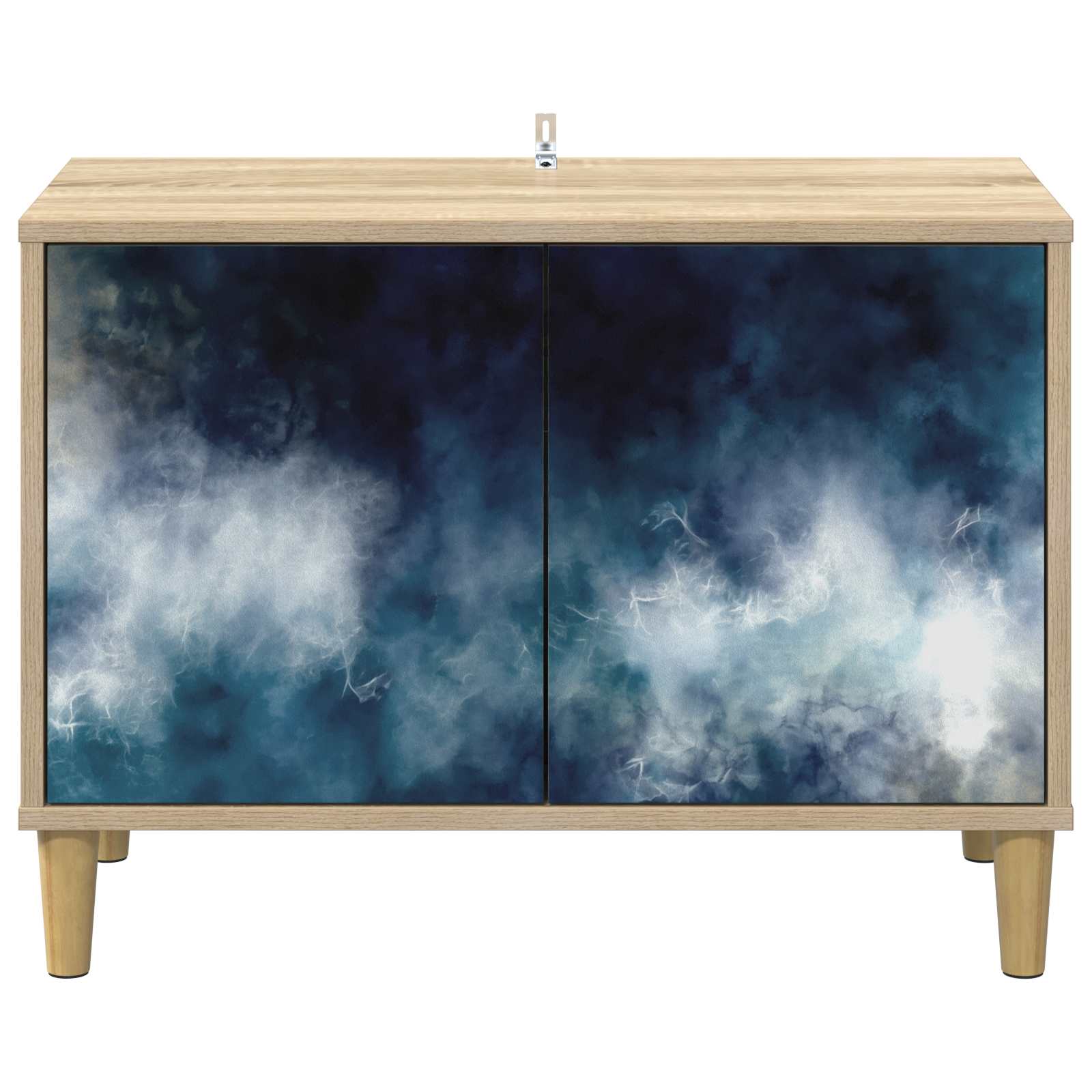 Meuble TV RAALTE 69 x 33 x 50 cm Sonoma Bois d'ingénierie