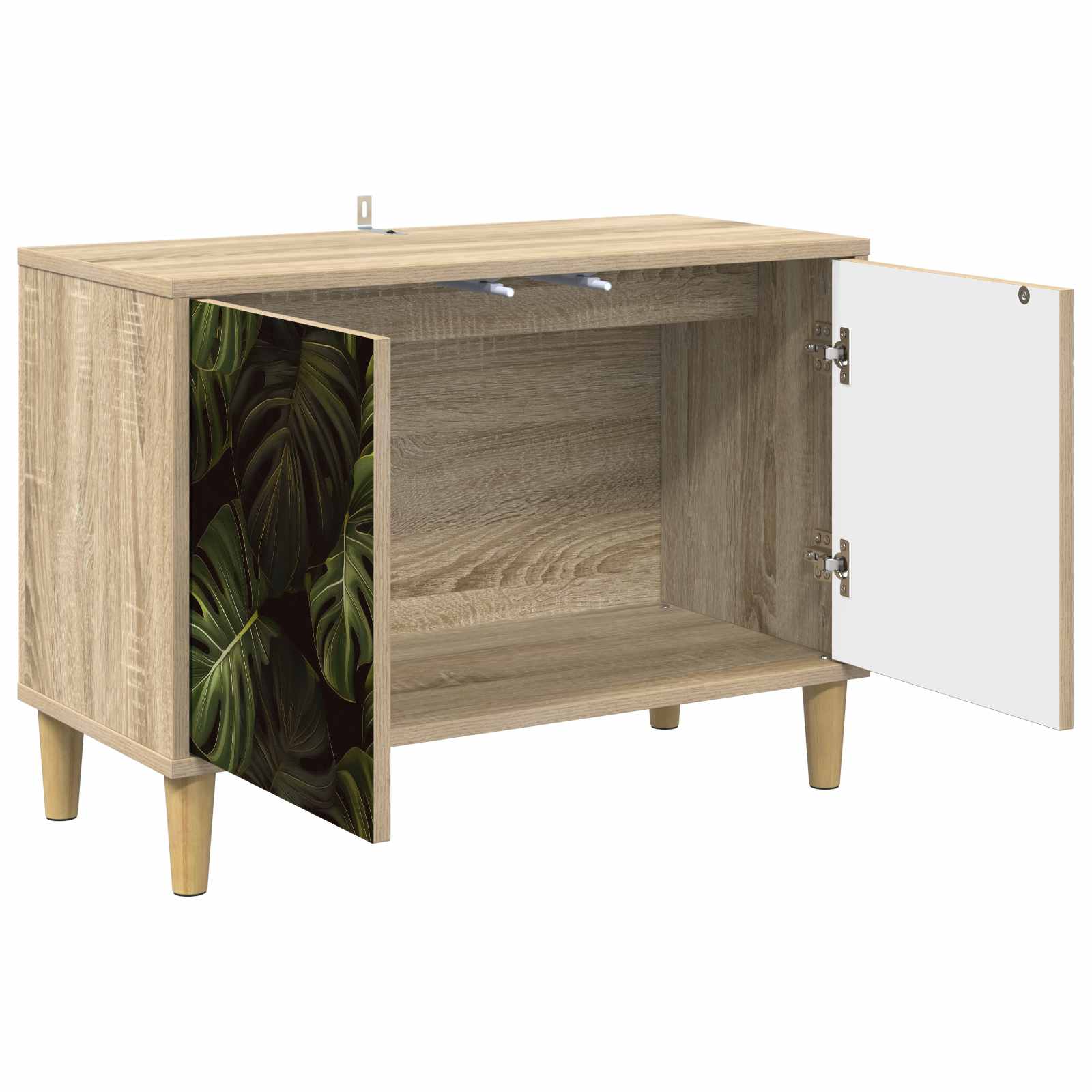 Meuble TV ELBURG 69 x 33 x 50 cm Sonoma Bois d'ingénierie