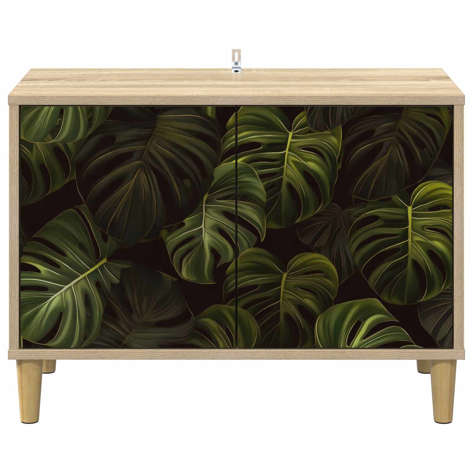 Meuble TV ELBURG 69 x 33 x 50 cm Sonoma Bois d'ingénierie
