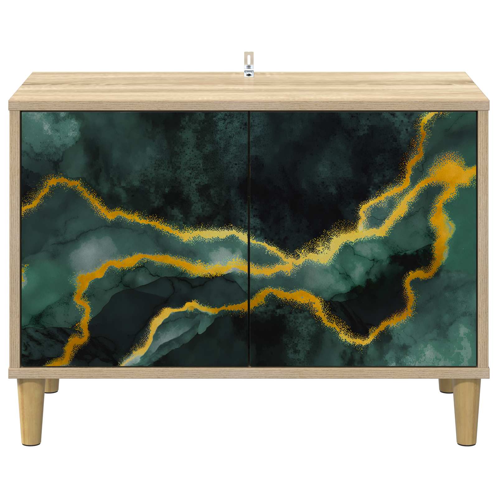 Meuble TV WIJHE 69 x 33 x 50 cm Sonoma Bois d'ingénierie