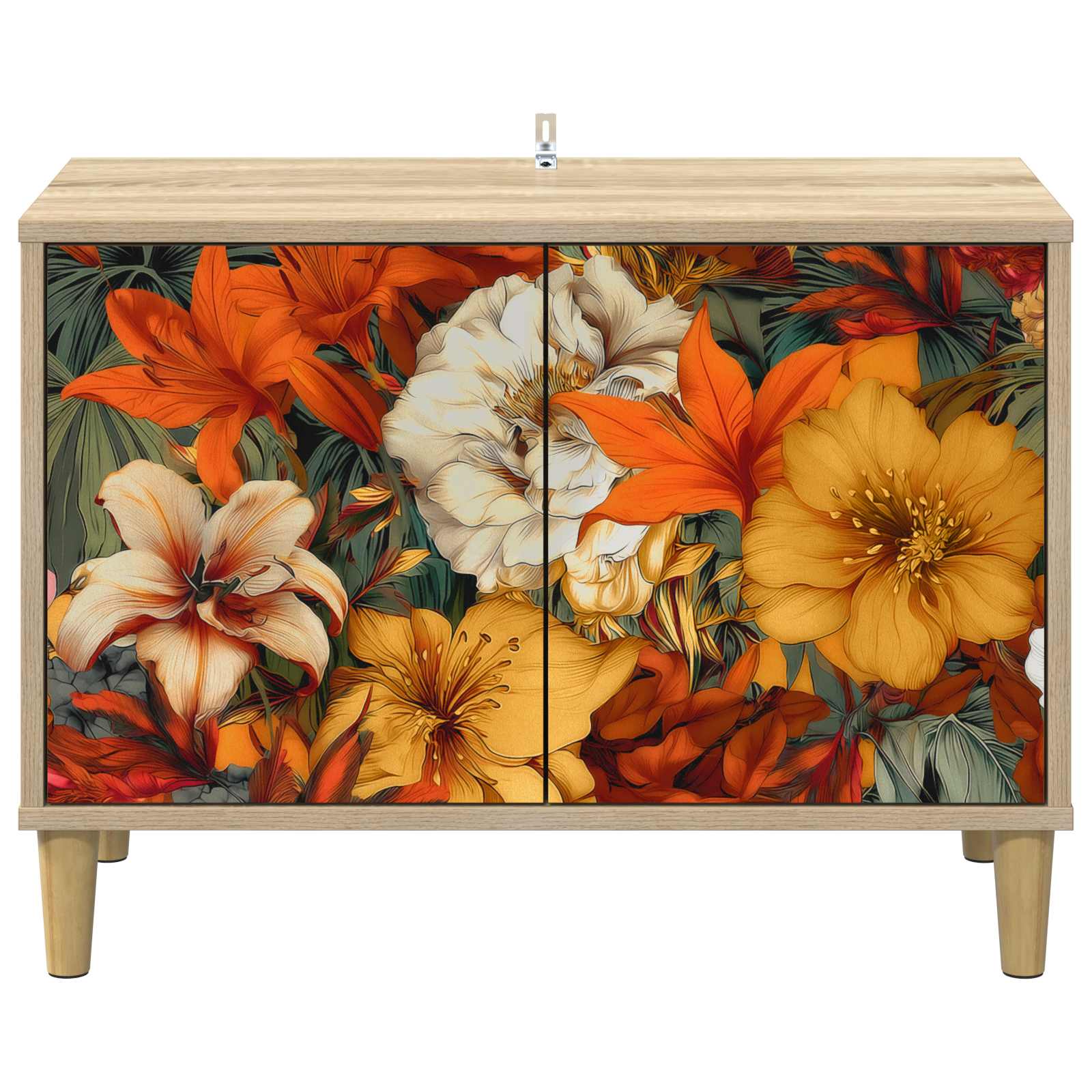 Meuble TV GENNEP 69 x 33 x 50 cm Sonoma Bois d'ingénierie
