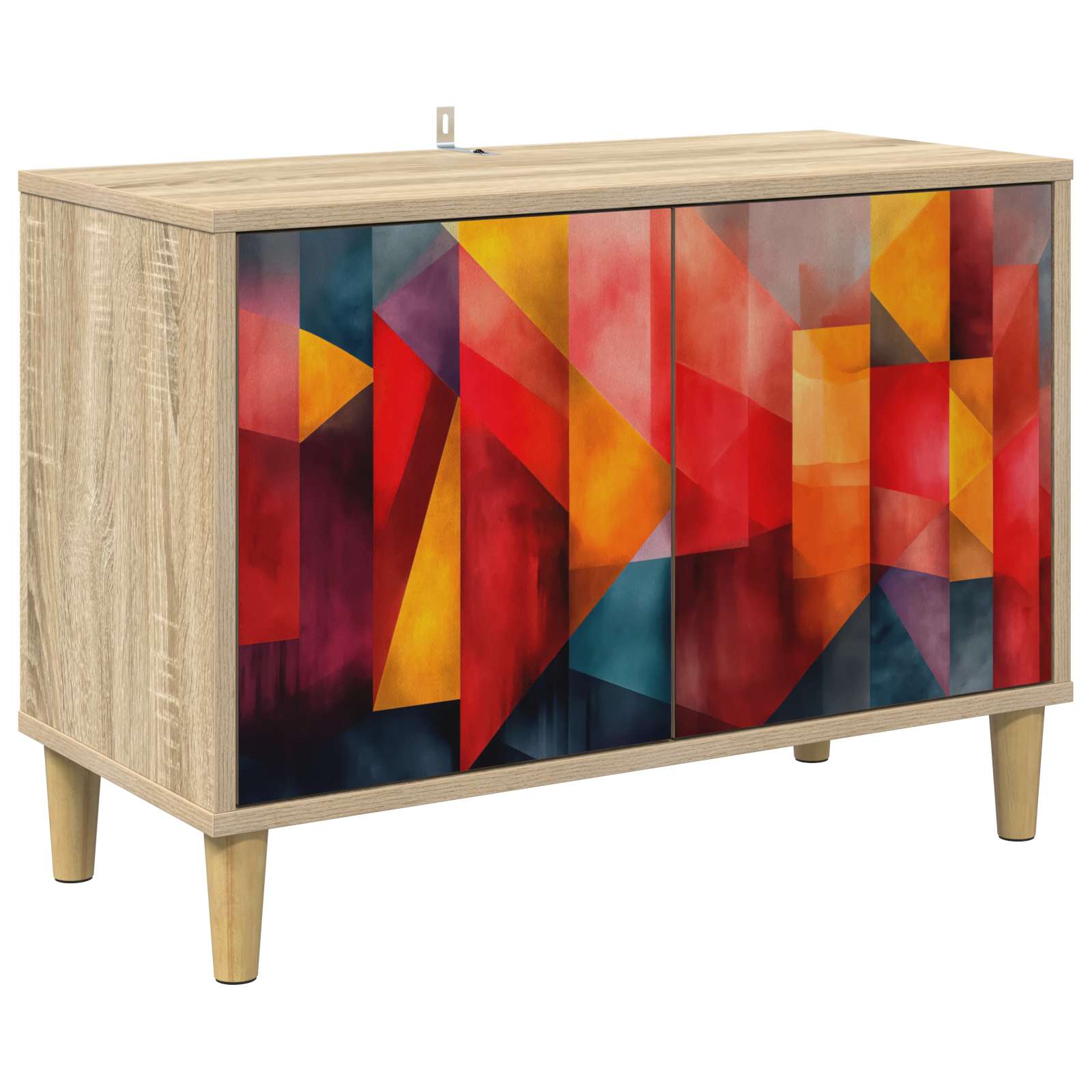 Meuble TV HEESCH 69 x 33 x 50 cm Sonoma Bois d'ingénierie
