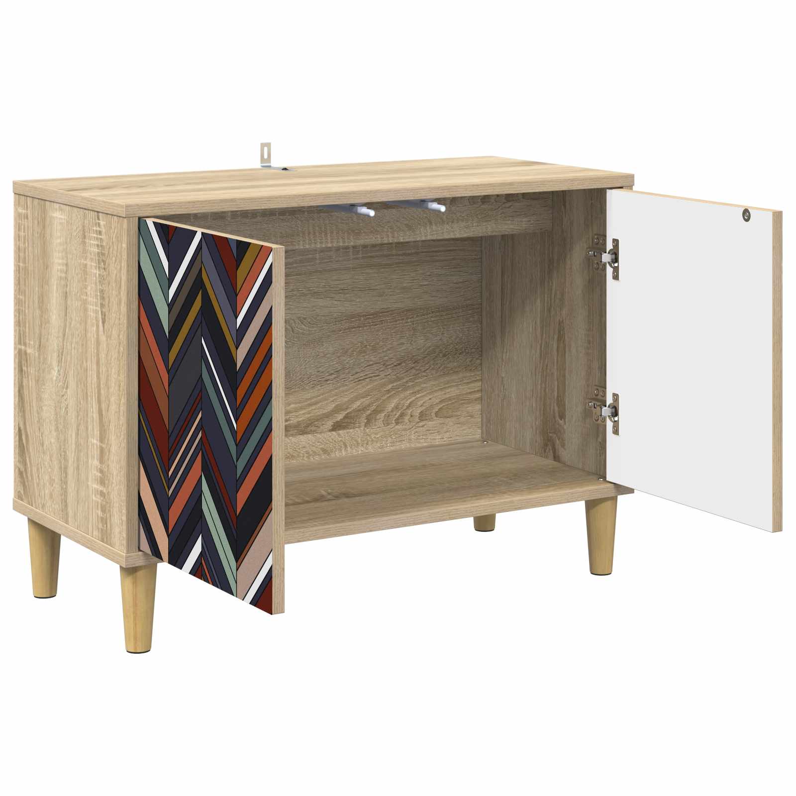 Meuble TV OMMEN 69 x 33 x 50 cm Sonoma Bois d'ingénierie