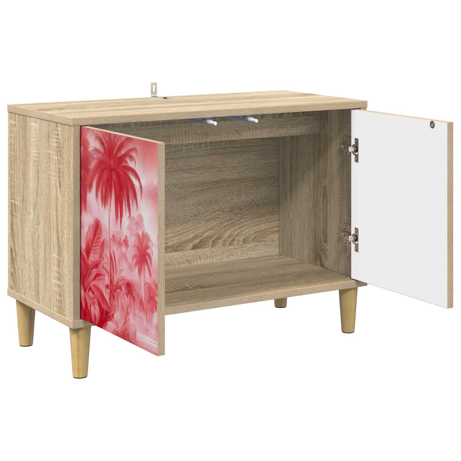 Meuble TV AACHEN 69 x 33 x 50 cm Sonoma Bois d'ingénierie