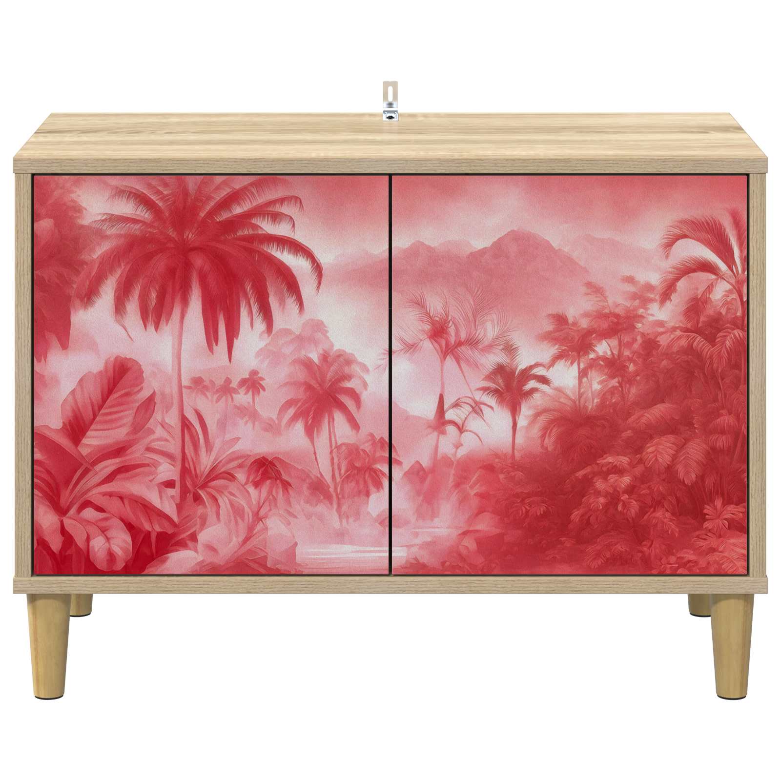 Meuble TV AACHEN 69 x 33 x 50 cm Sonoma Bois d'ingénierie