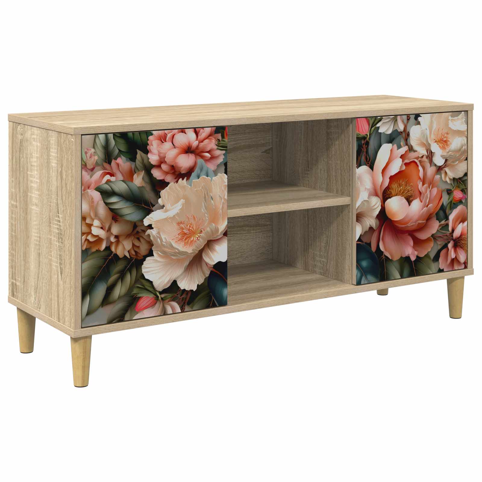 Meuble TV BORNE 102 x 33 x 50 cm Sonoma Bois d'ingénierie