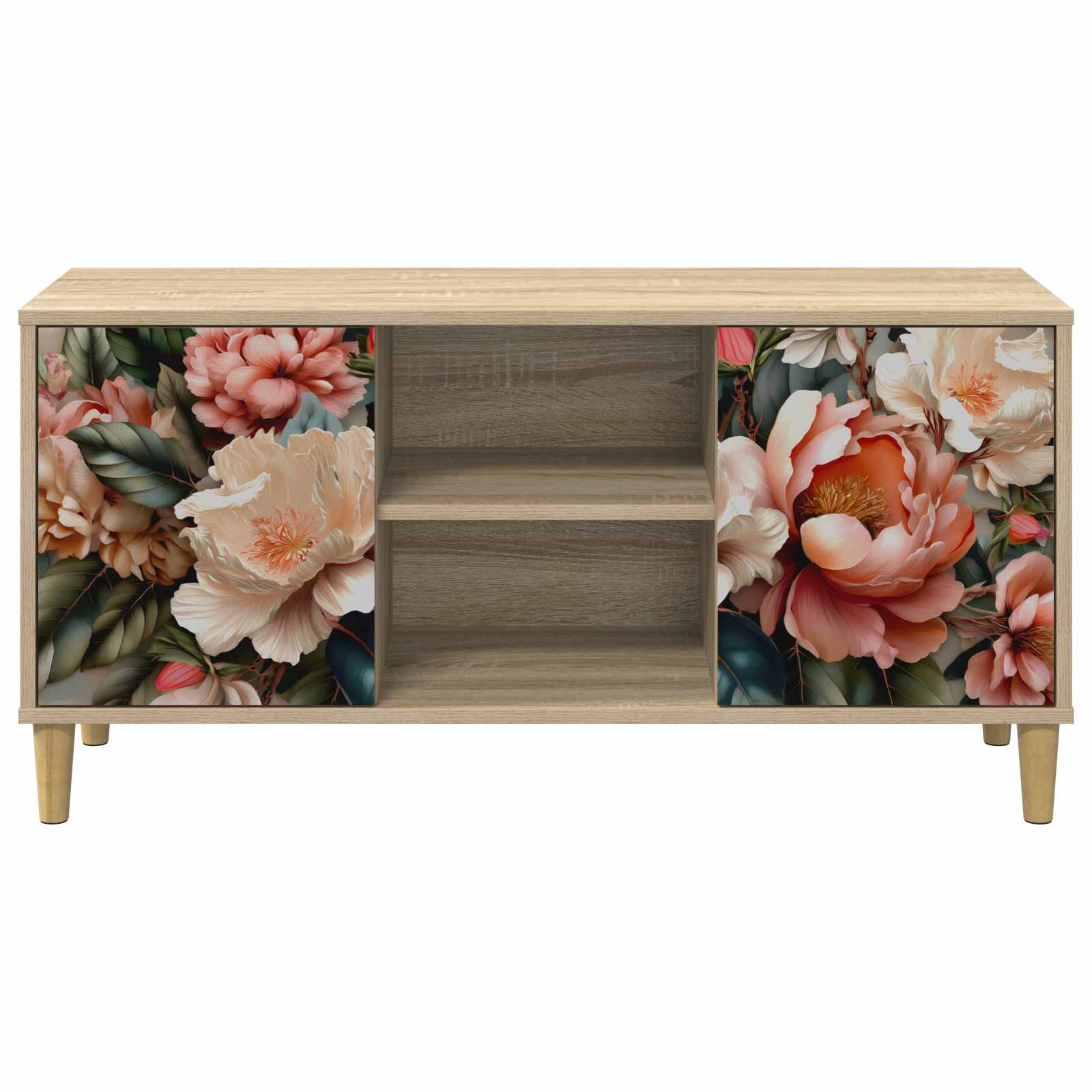 Meuble TV BORNE 102 x 33 x 50 cm Sonoma Bois d'ingénierie