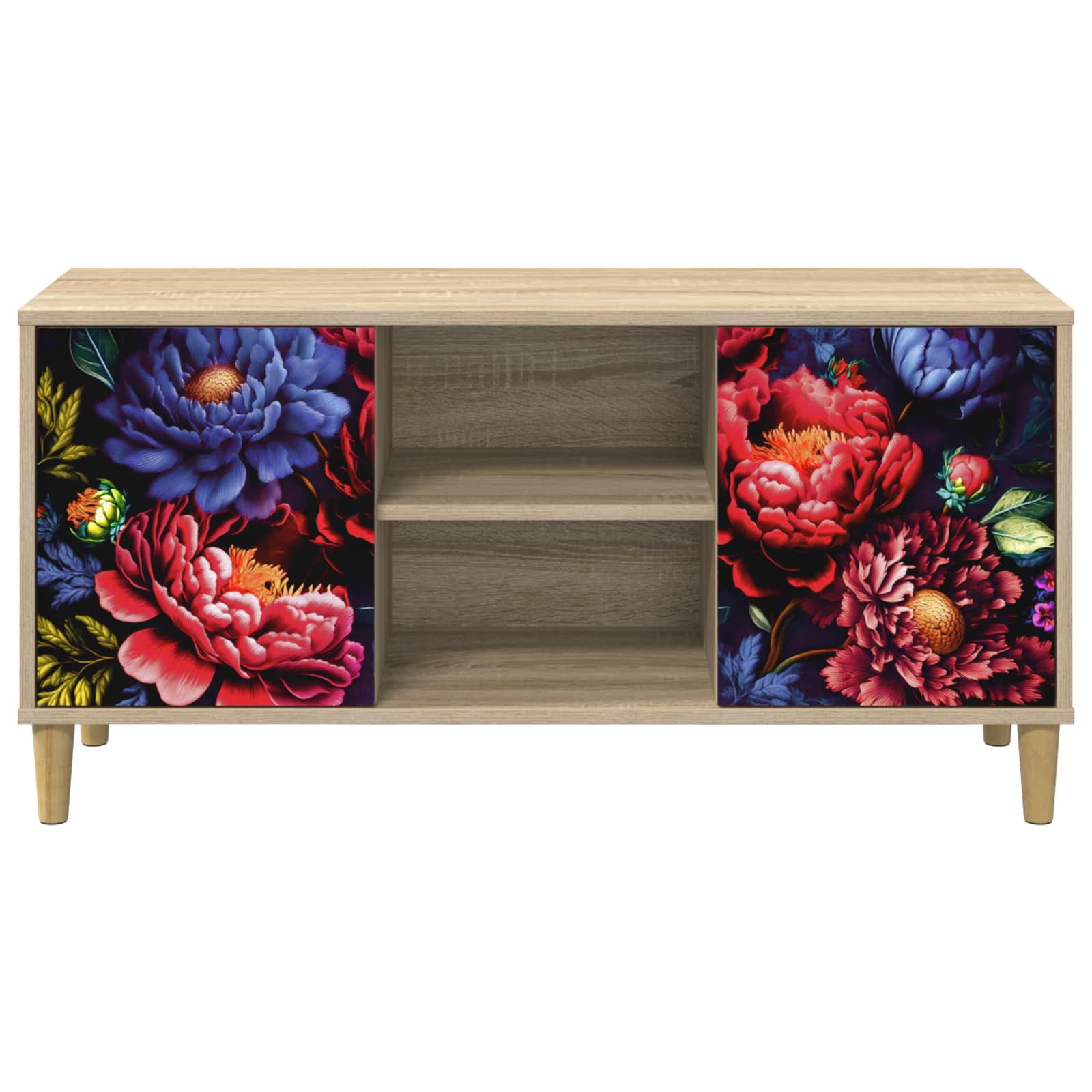 Meuble TV KIEL 102 x 33 x 50 cm Sonoma Bois d'ingénierie