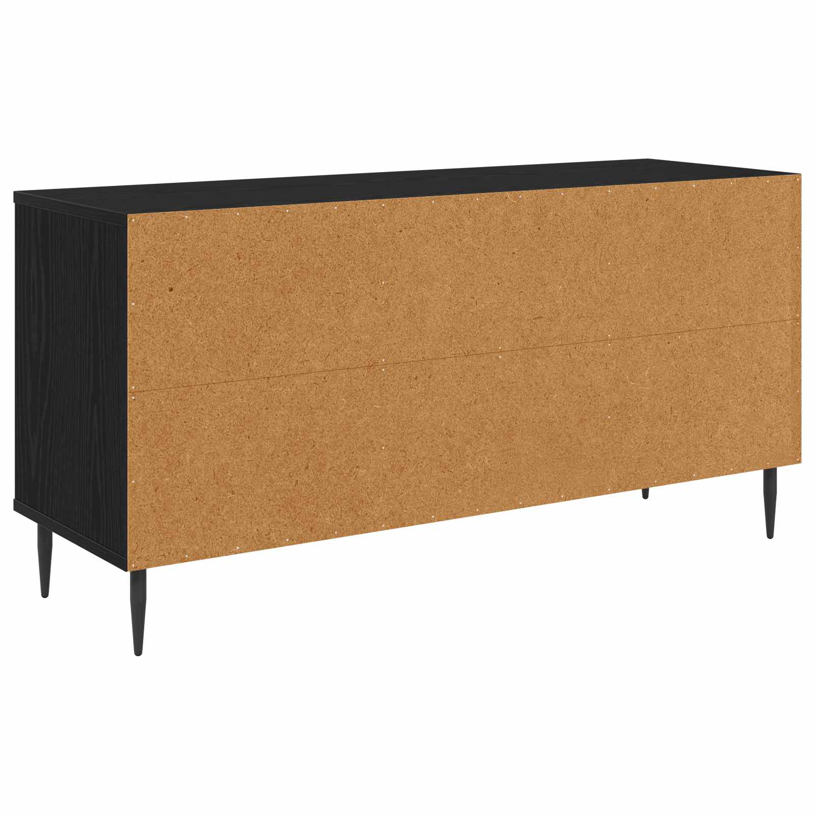 Meuble TV ZAANDAM 102 x 33 x 51 cm Chêne noir Bois d'ingénierie