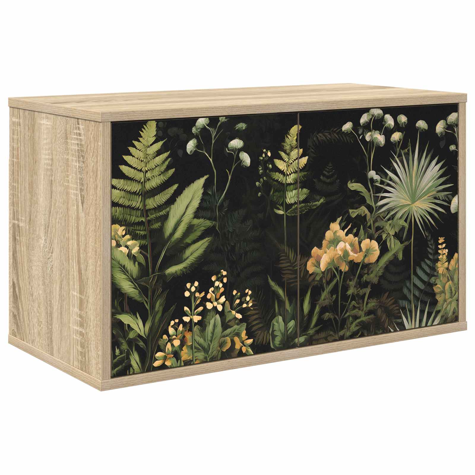 Meuble TV mural RHENEN 69 x 33 x 40 cm Chêne Sonoma
