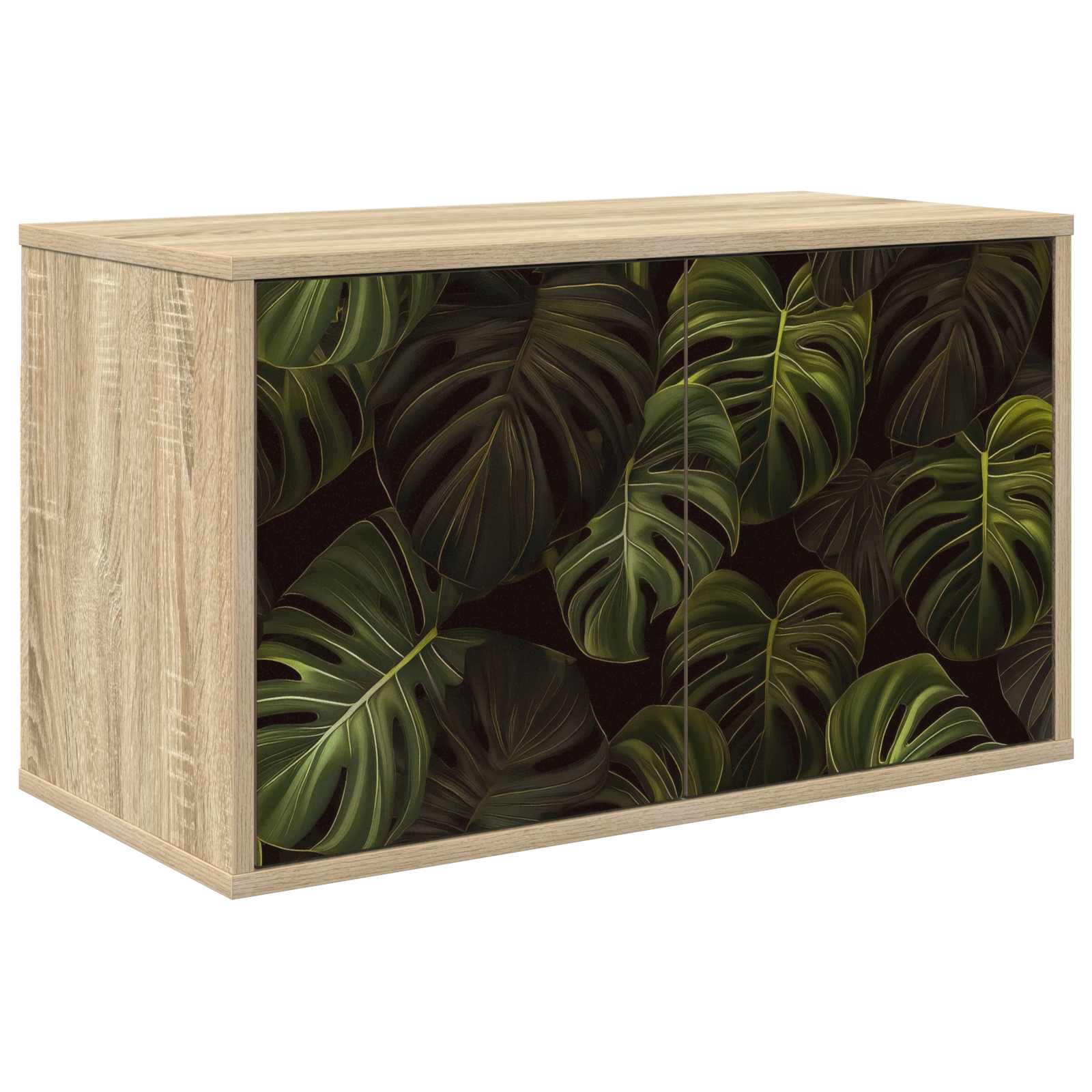 Meuble TV mural ELBURG 69 x 33 x 40 cm Chêne Sonoma