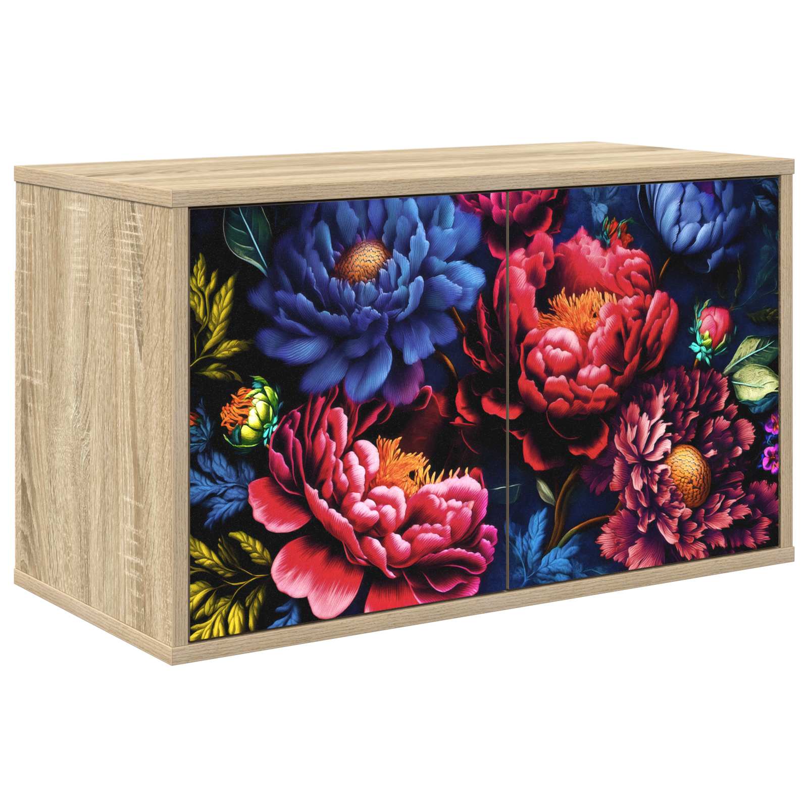 Meuble TV mural KIEL 69 x 33 x 40 cm Chêne Sonoma