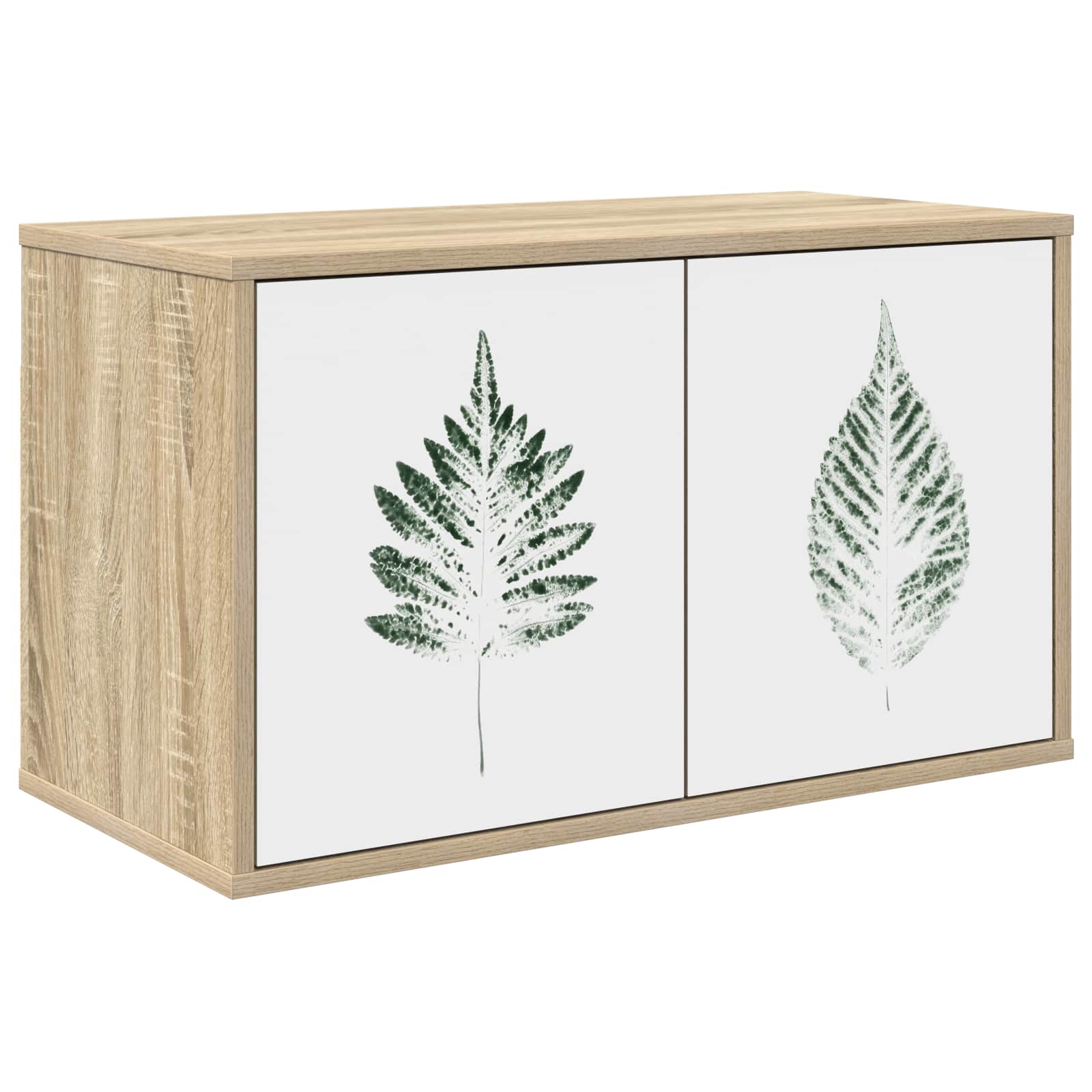 Meuble TV mural HANAU 69 x 33 x 40 cm Chêne Sonoma