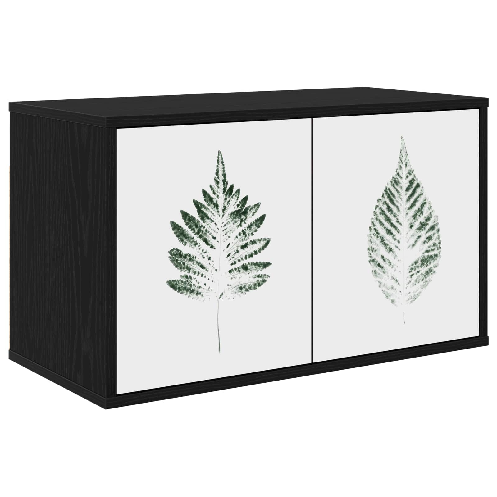 Meuble TV mural HANAU 69 x 33 x 40 cm Chêne noir