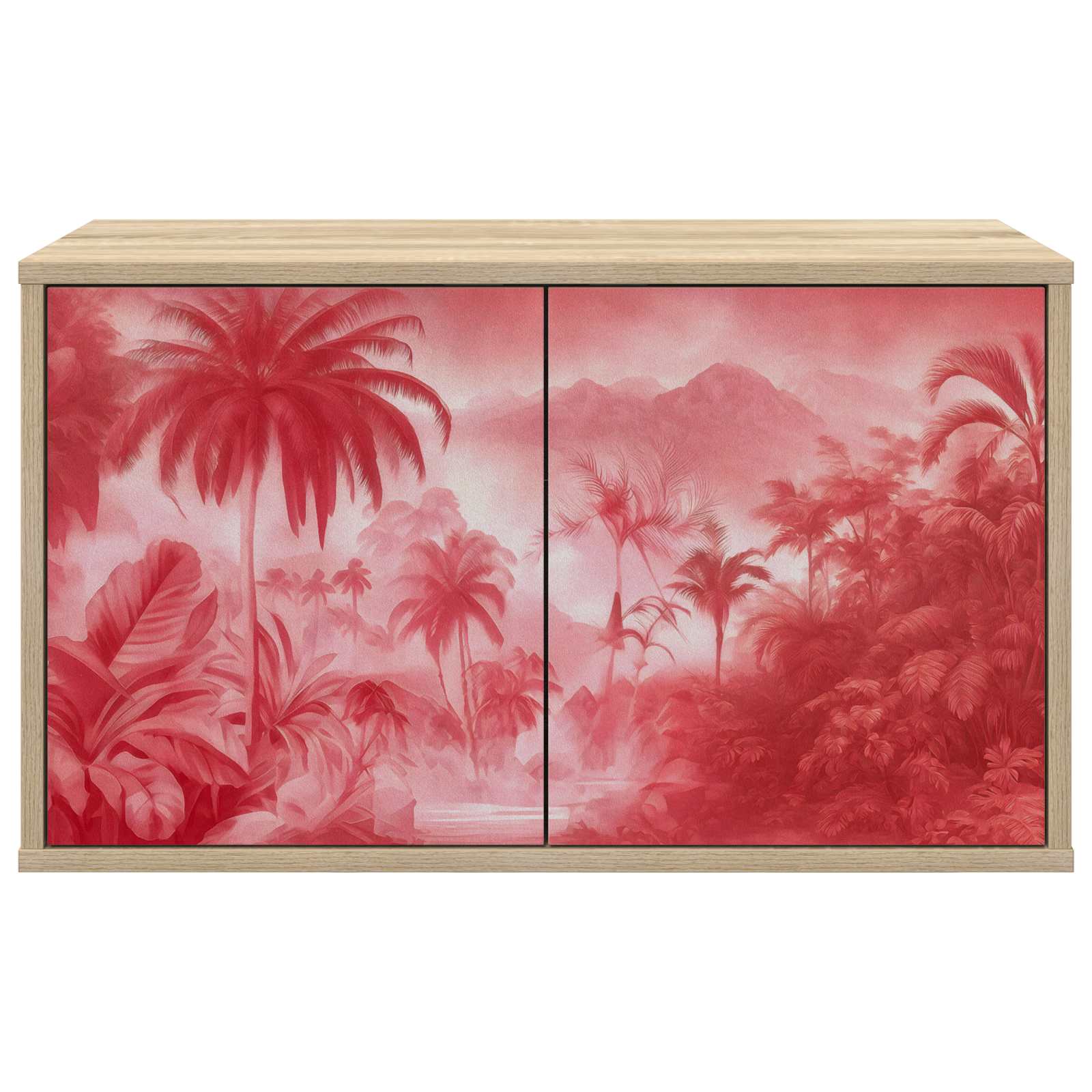 Meuble TV mural AACHEN 69 x 33 x 40 cm Chêne Sonoma