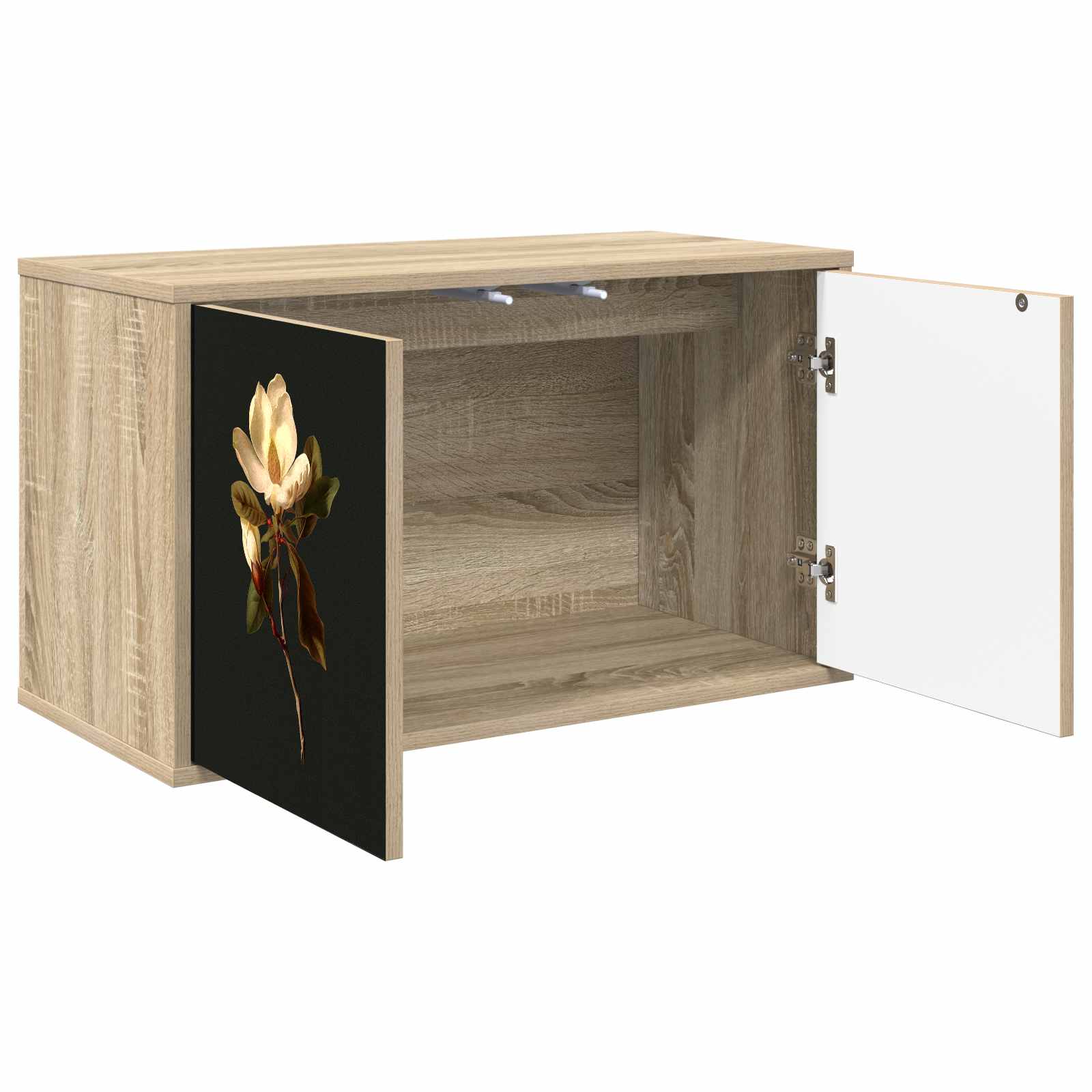 Meuble TV mural BREMEN 69 x 33 x 40 cm Chêne Sonoma