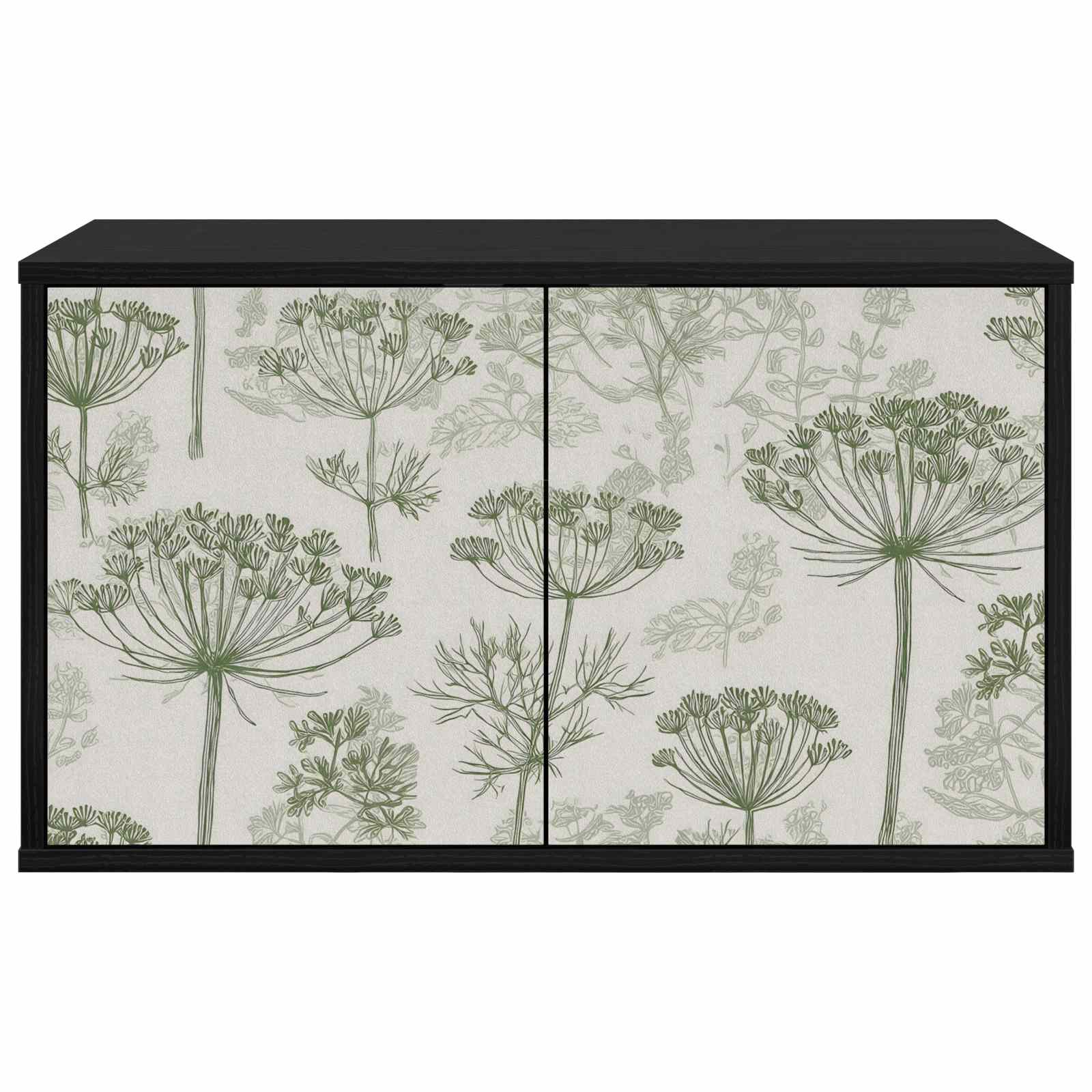 Meuble TV mural GOTHA 69 x 33 x 40 cm Chêne noir