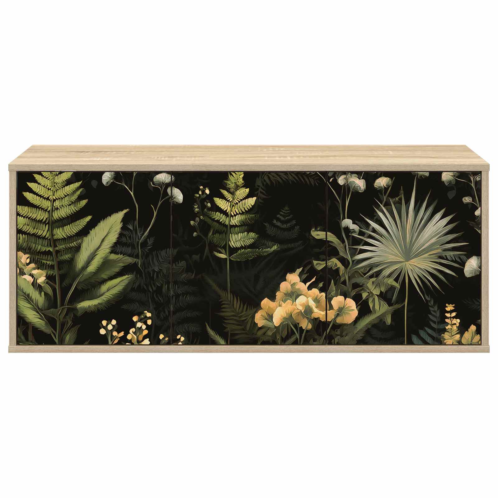 Meuble TV mural RHENEN 102 x 33 x 40 cm Chêne Sonoma