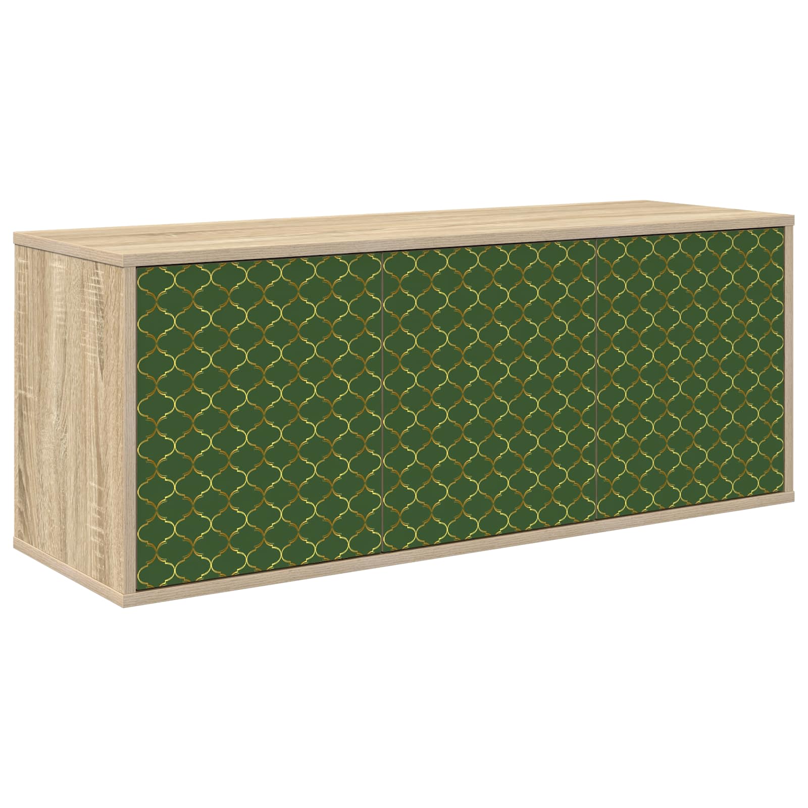 Meuble TV mural GELEEN 102 x 33 x 40 cm Chêne Sonoma