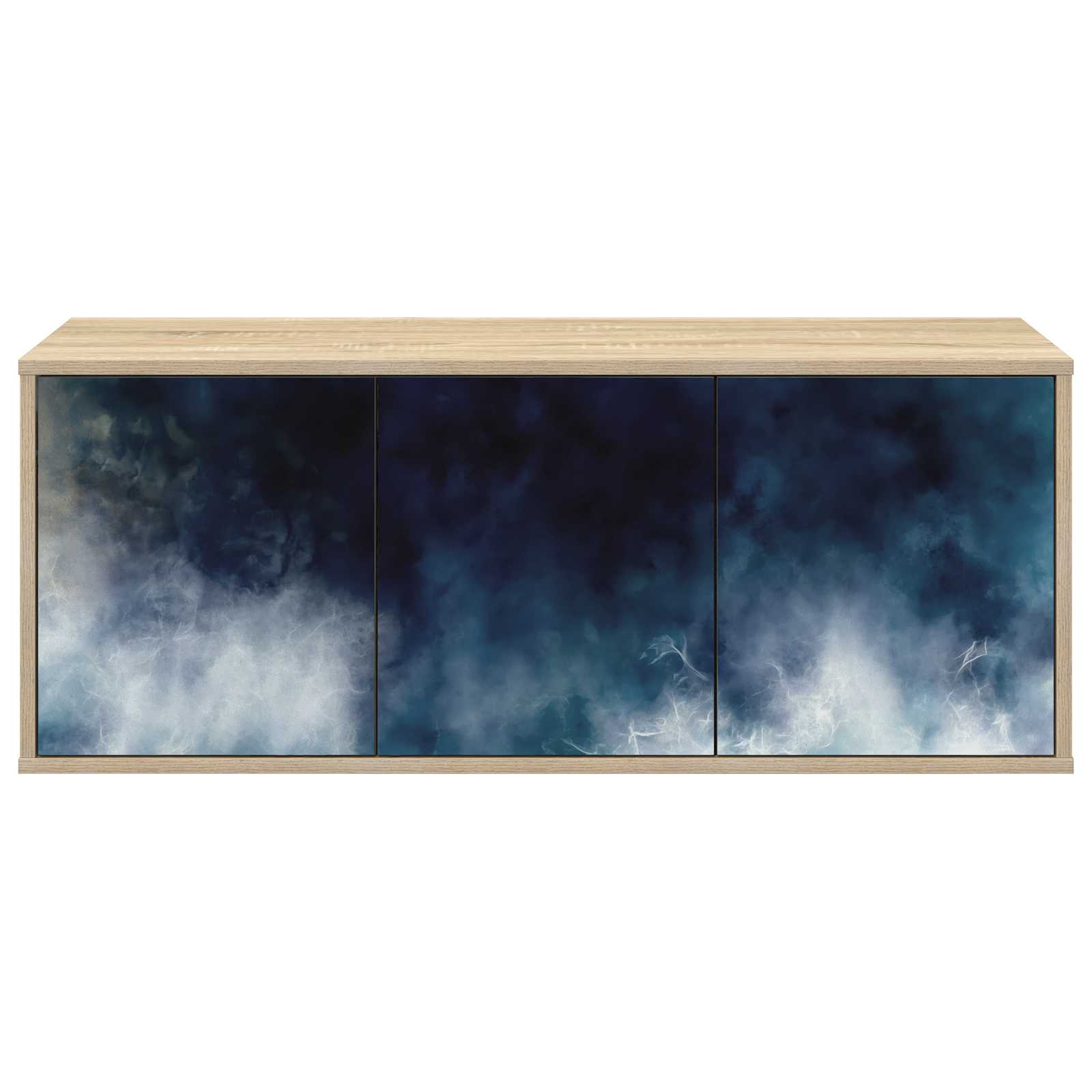 Meuble TV mural RAALTE 102 x 33 x 40 cm Chêne Sonoma