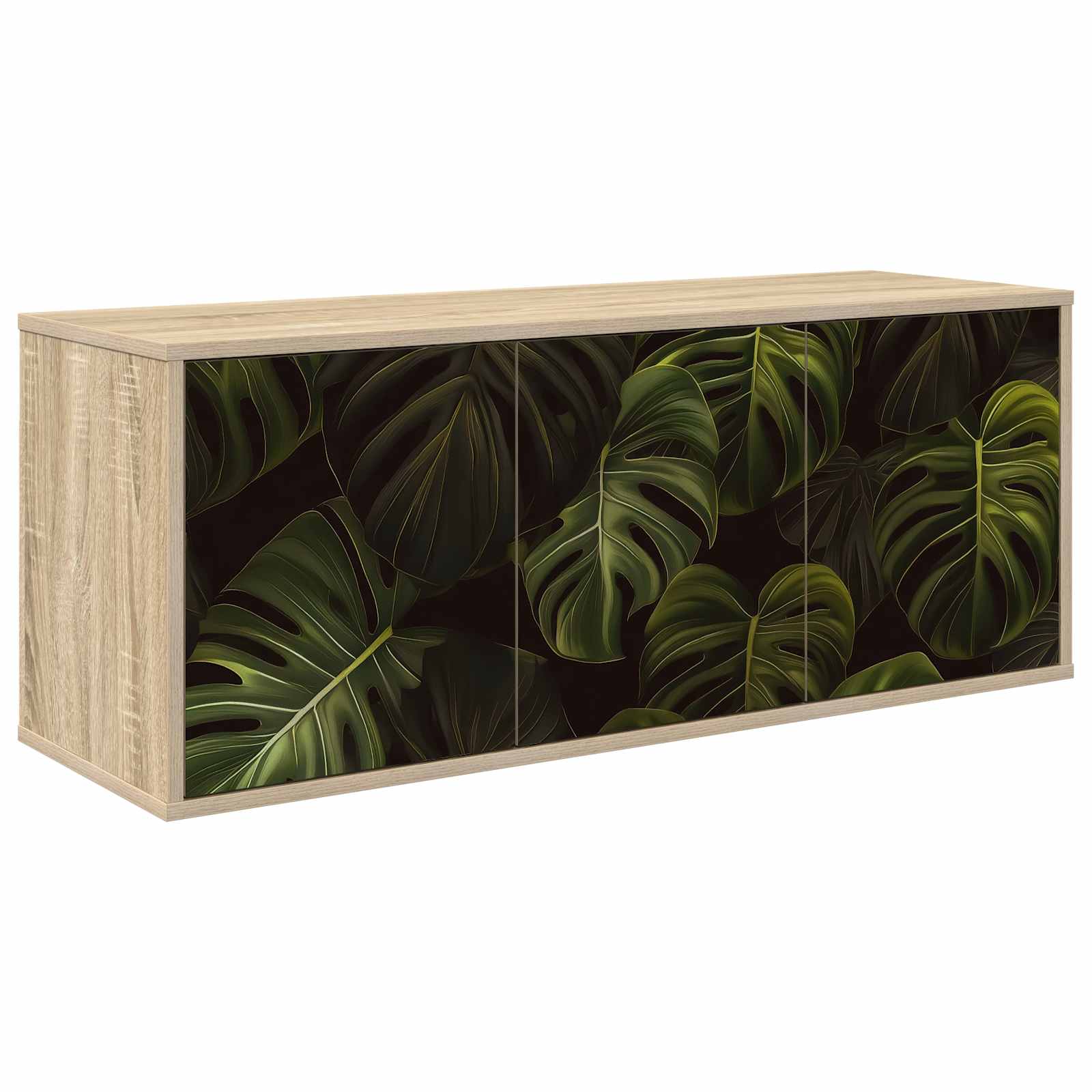 Meuble TV mural ELBURG 102 x 33 x 40 cm Chêne Sonoma