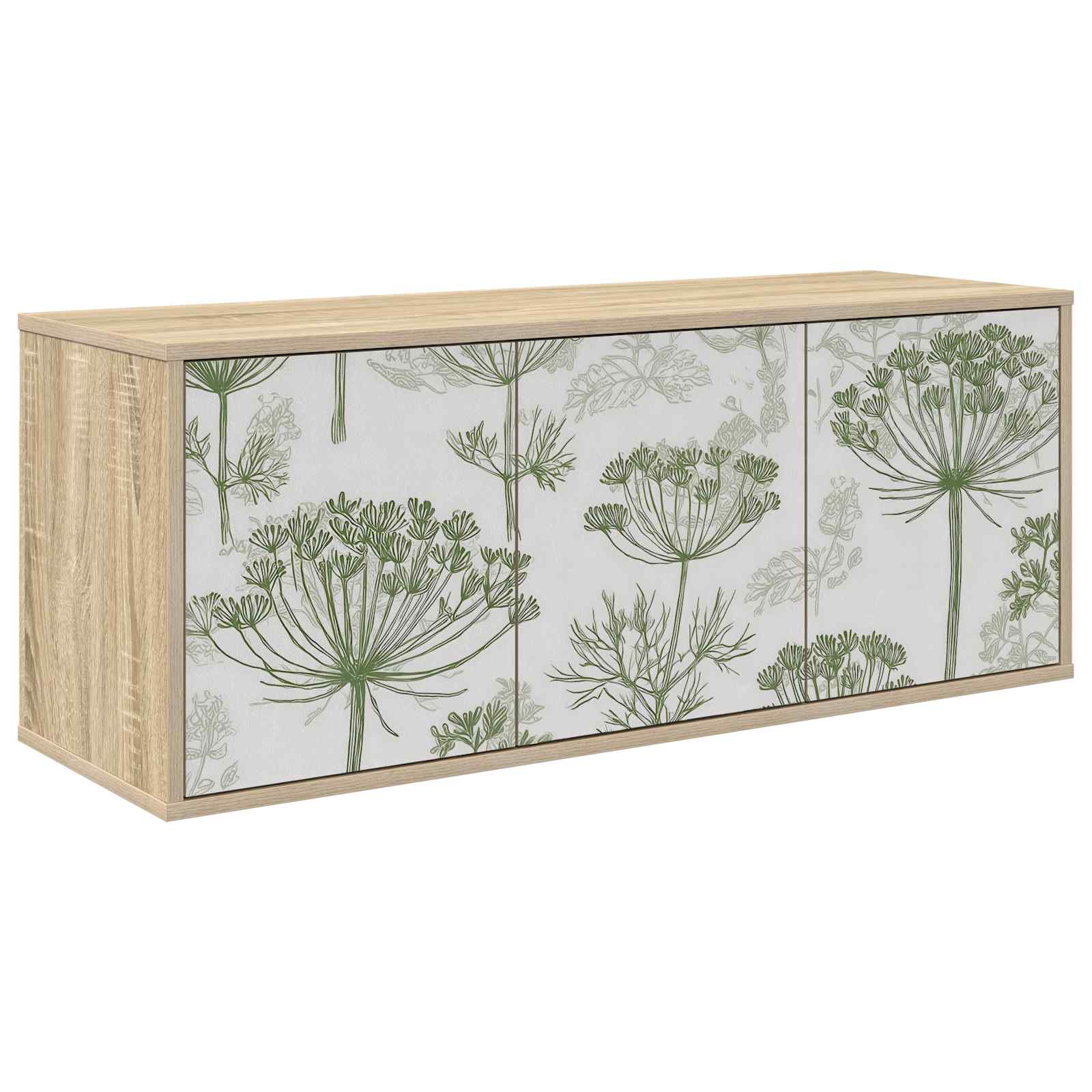 Meuble TV mural GOTHA 102 x 33 x 40 cm Chêne Sonoma
