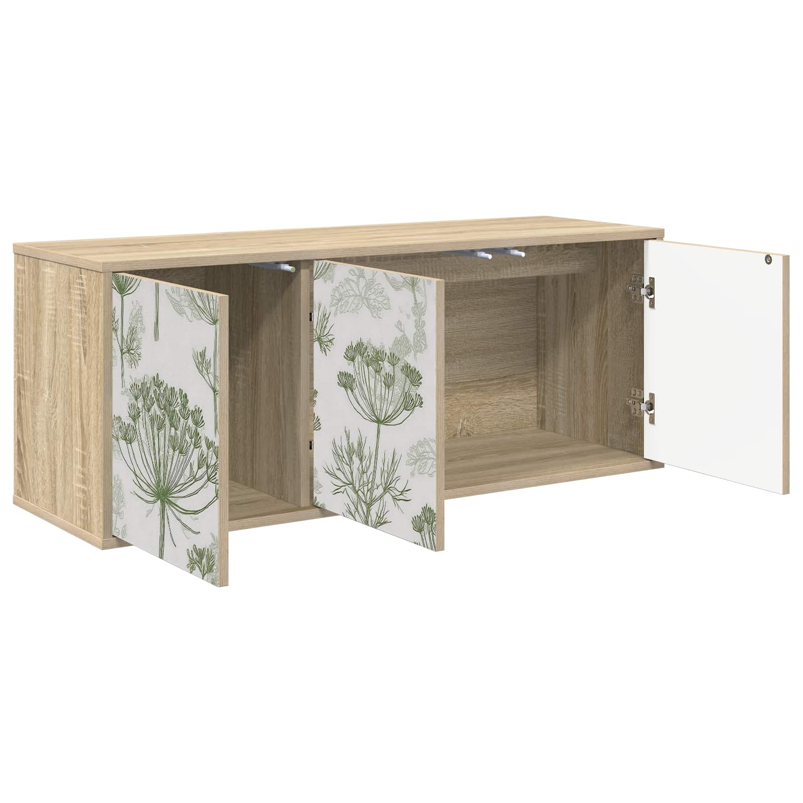 Meuble TV mural GOTHA 102 x 33 x 40 cm Chêne Sonoma