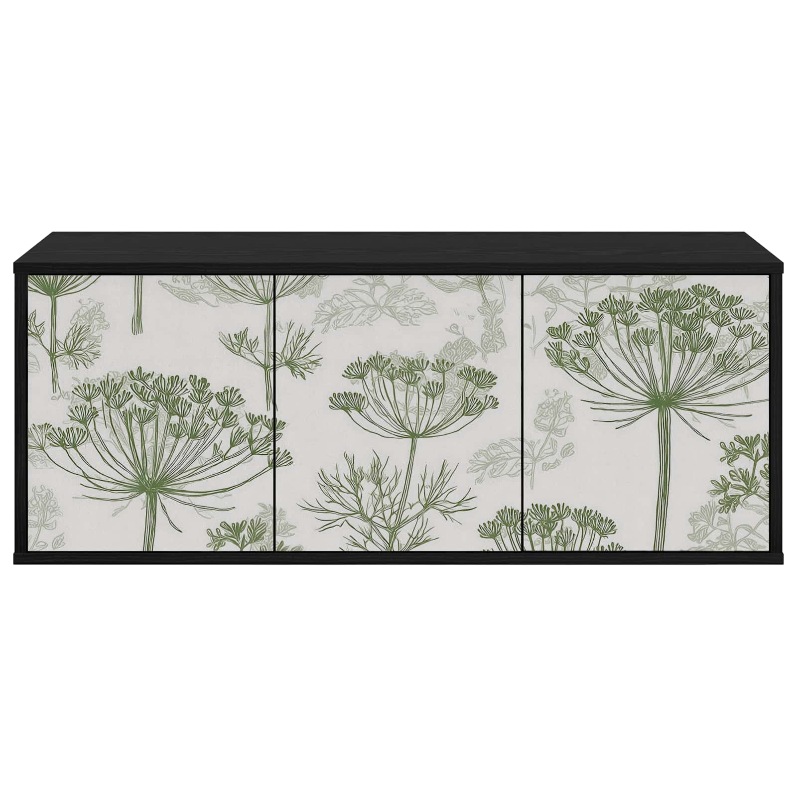 Meuble TV mural GOTHA 102 x 33 x 40 cm Chêne noir