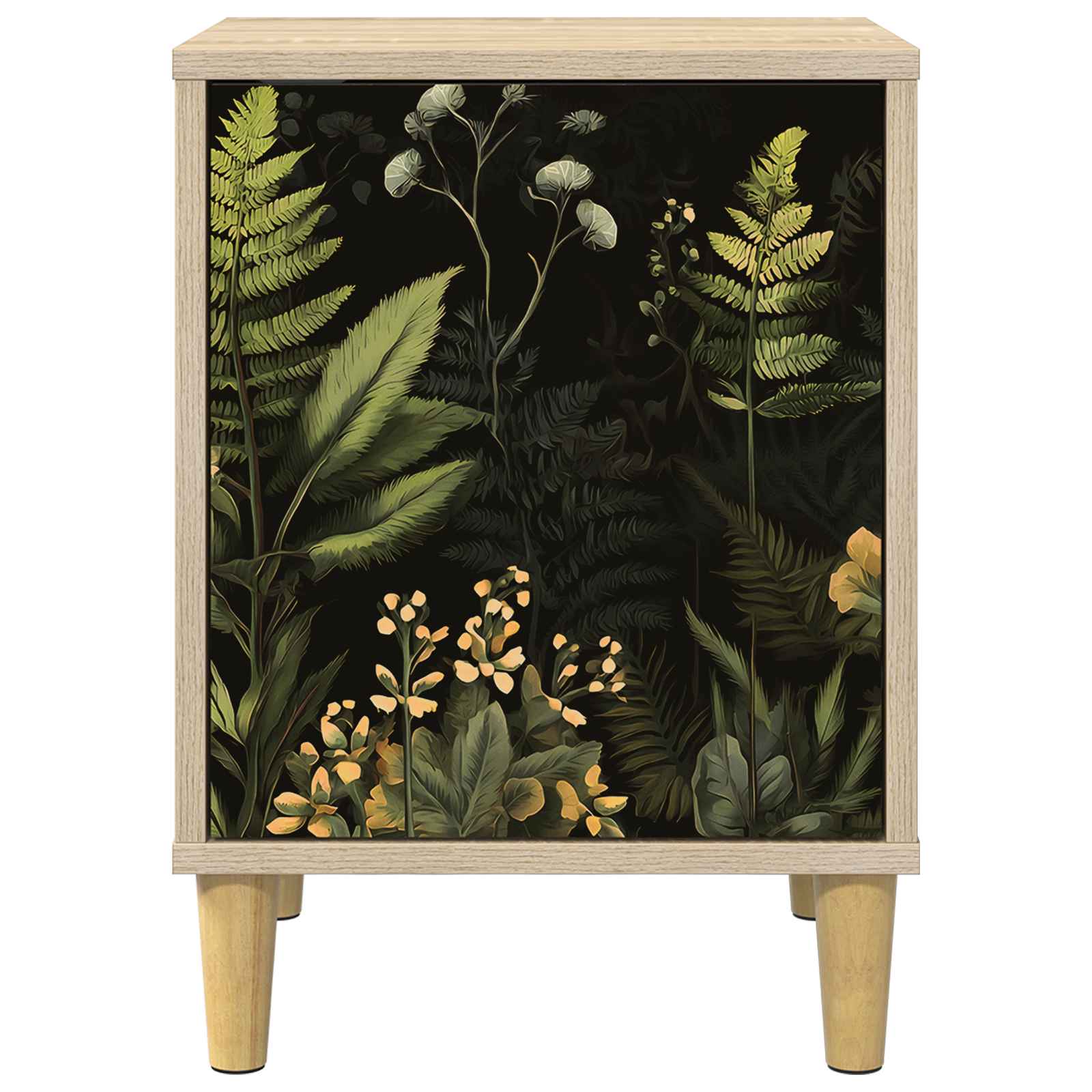 Table de chevet RHENEN 2 pc Chêne Sonoma 36 x 33 x 50 cm