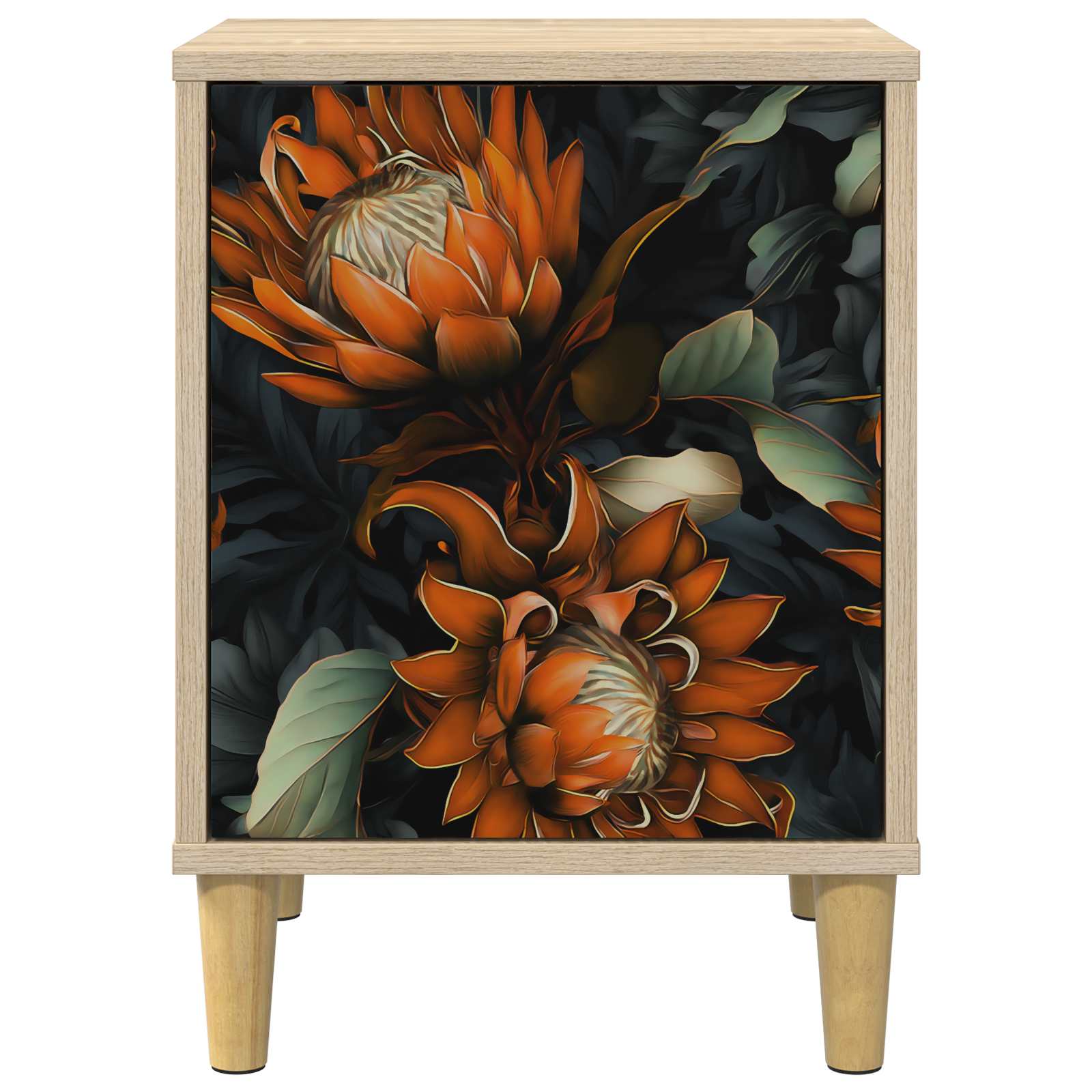 Table de chevet LOCHEM 2 pc Chêne Sonoma 36 x 33 x 50 cm