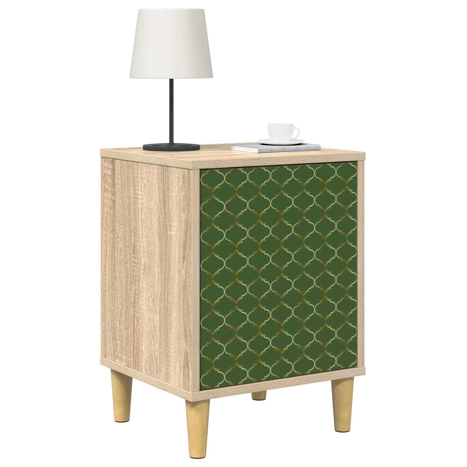 Table de chevet GELEEN 2 pc Chêne Sonoma 36 x 33 x 50 cm