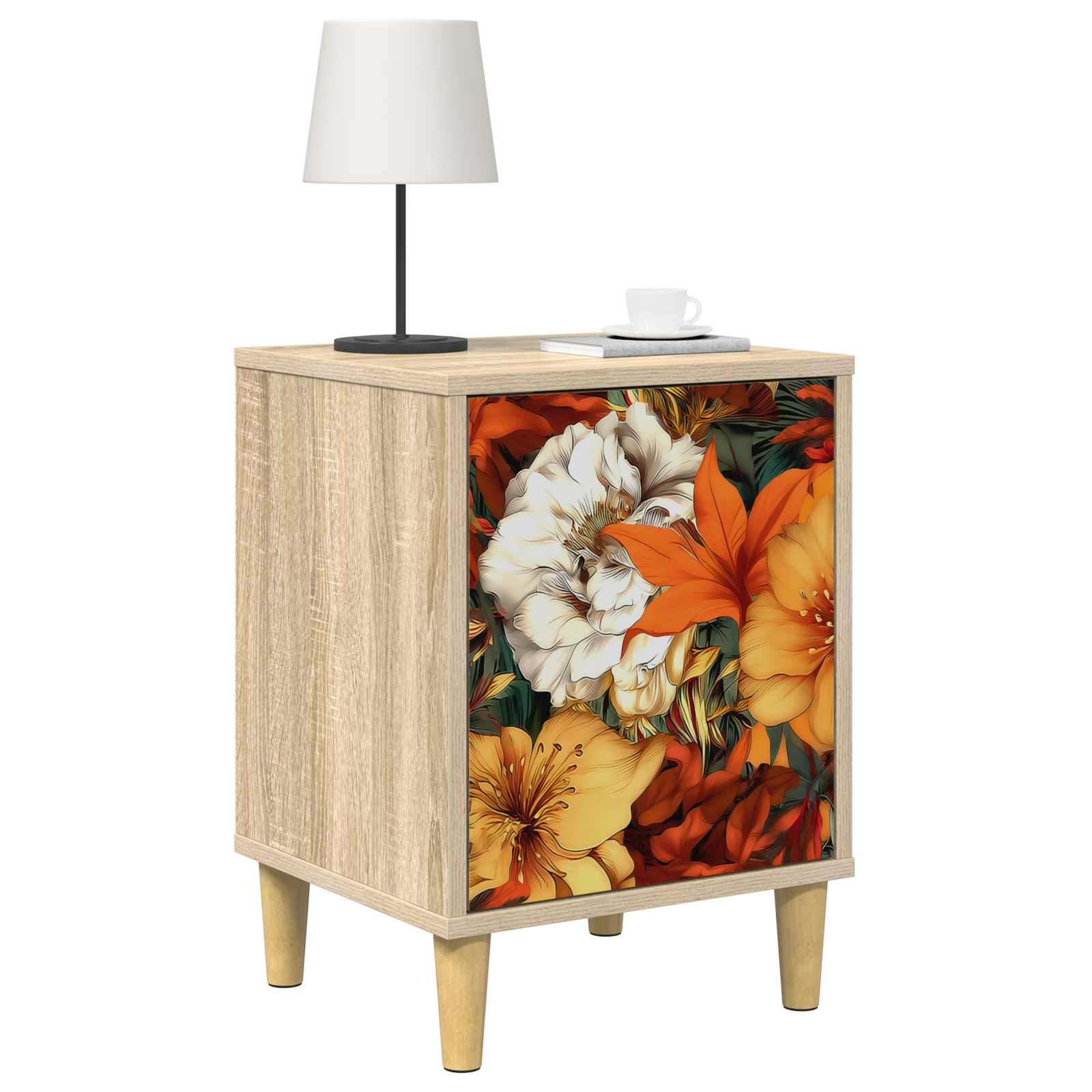 Table de chevet GENNEP 2 pc Chêne Sonoma 36 x 33 x 50 cm