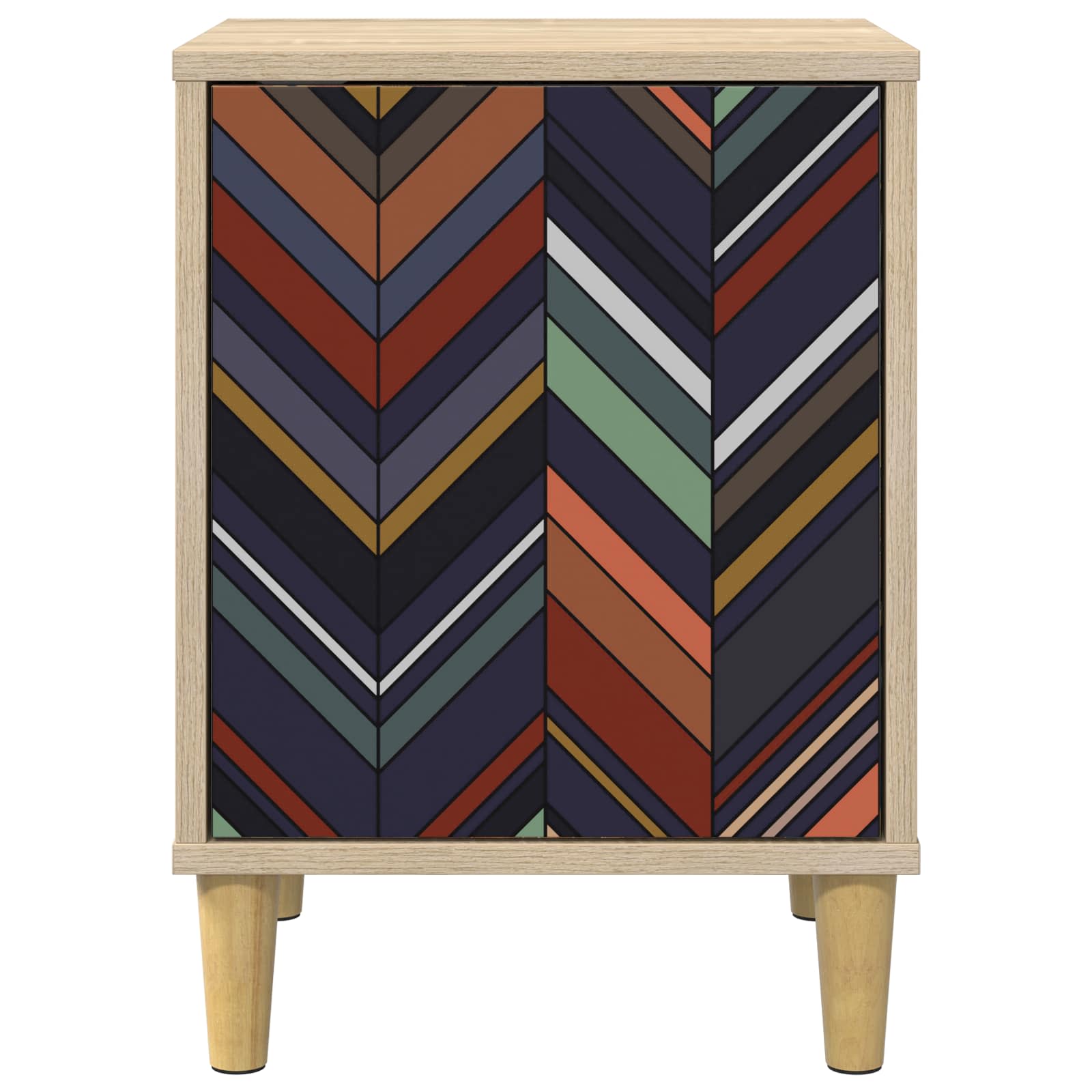 Table de chevet OMMEN 2 pc Chêne Sonoma 36 x 33 x 50 cm